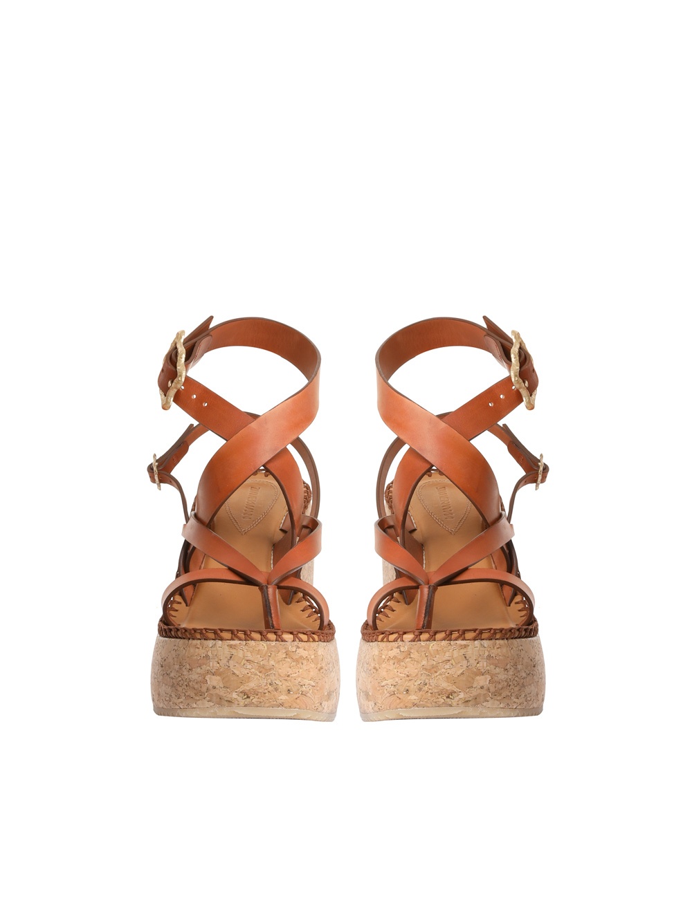 MULTI-STRAP SANDAL WEDGE - 5