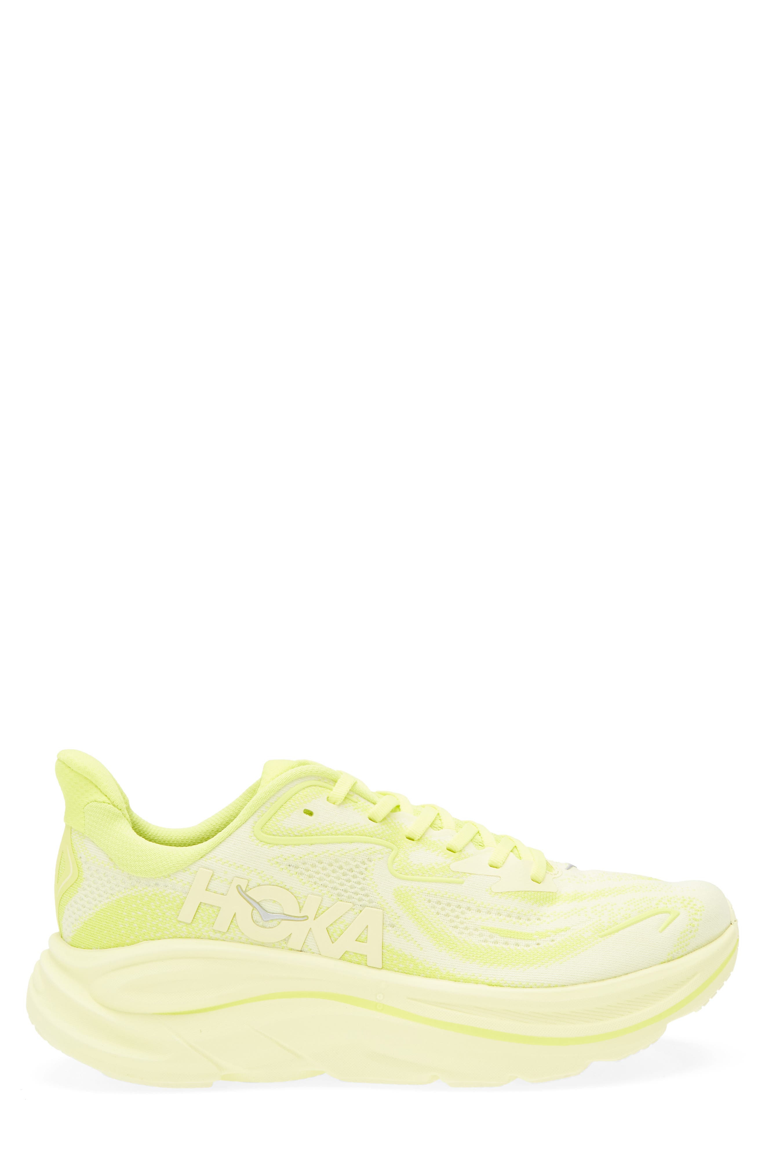 HOKA Clifton 10 Running Shoe in Neon Hoka Citrus /Sunlight at Nordstrom - 3