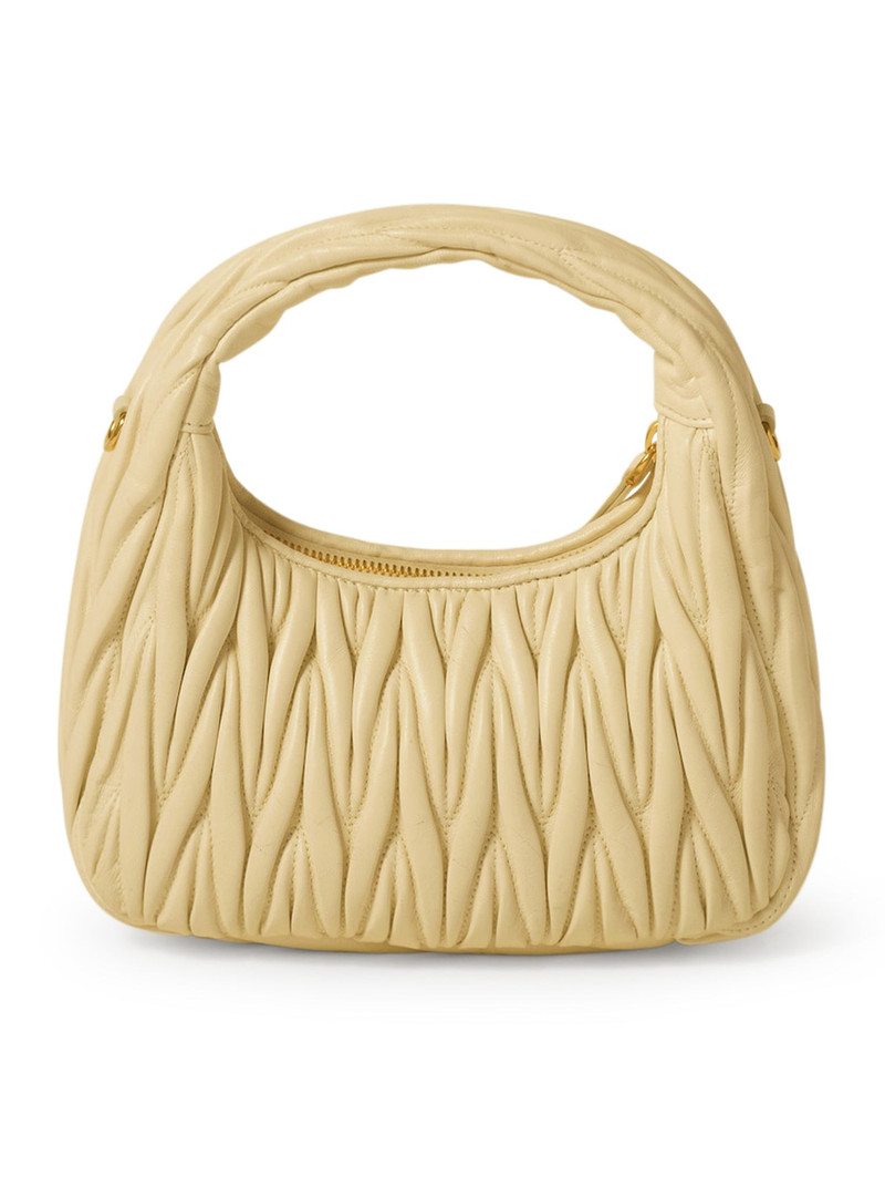 Miu Miu WANDER HOBO BAG IN QUILTED NAPPA outlook