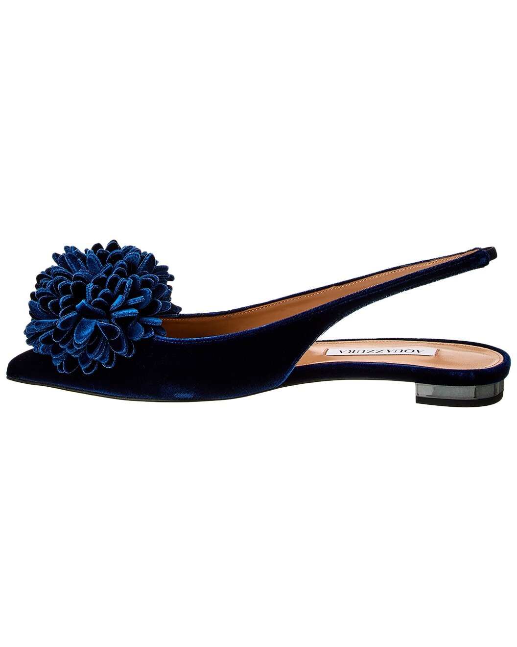 Aquazzura Couturier Velvet Slingback Flat - 2