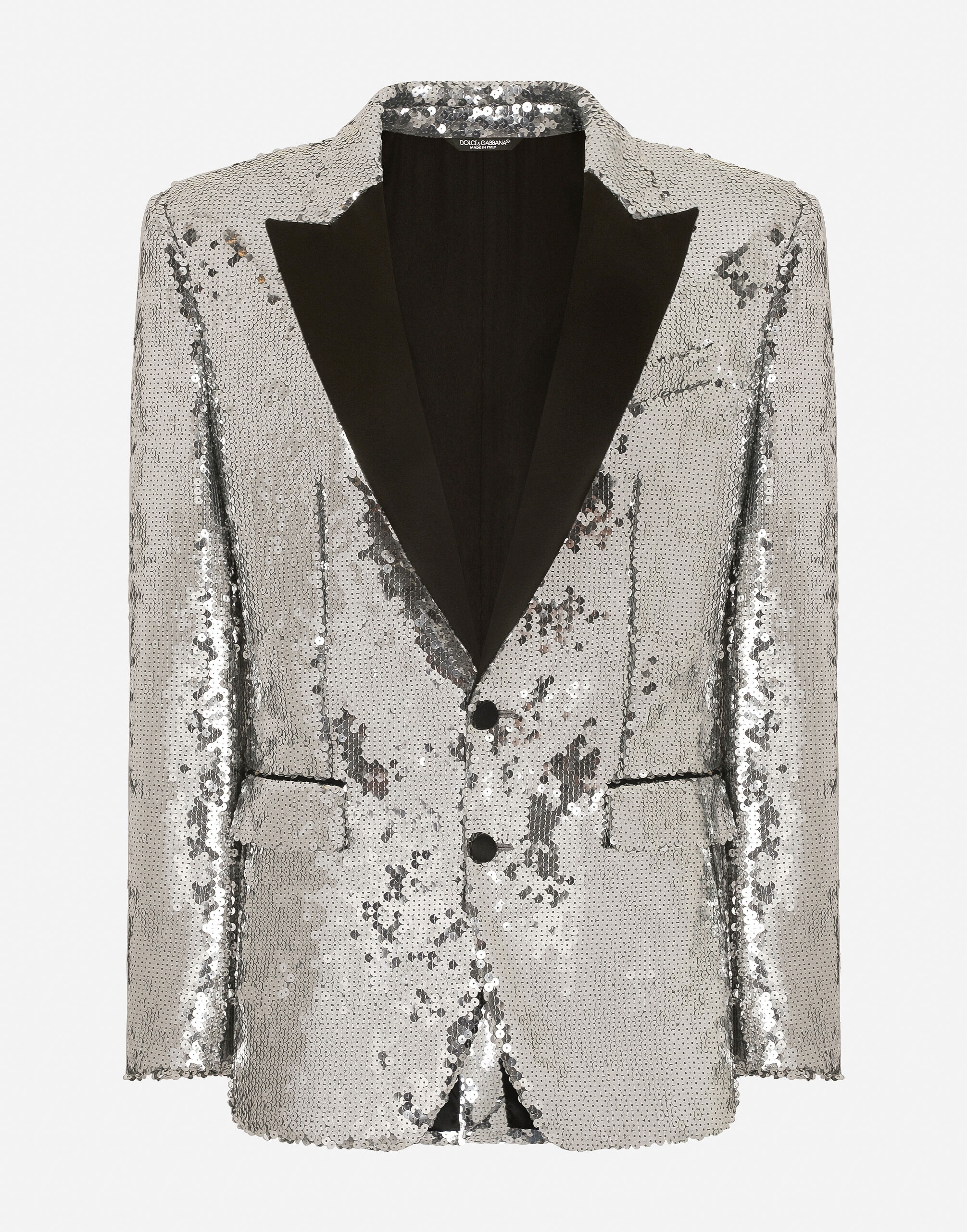 Sicilia sequined single-breasted tuxedo jacket - 1