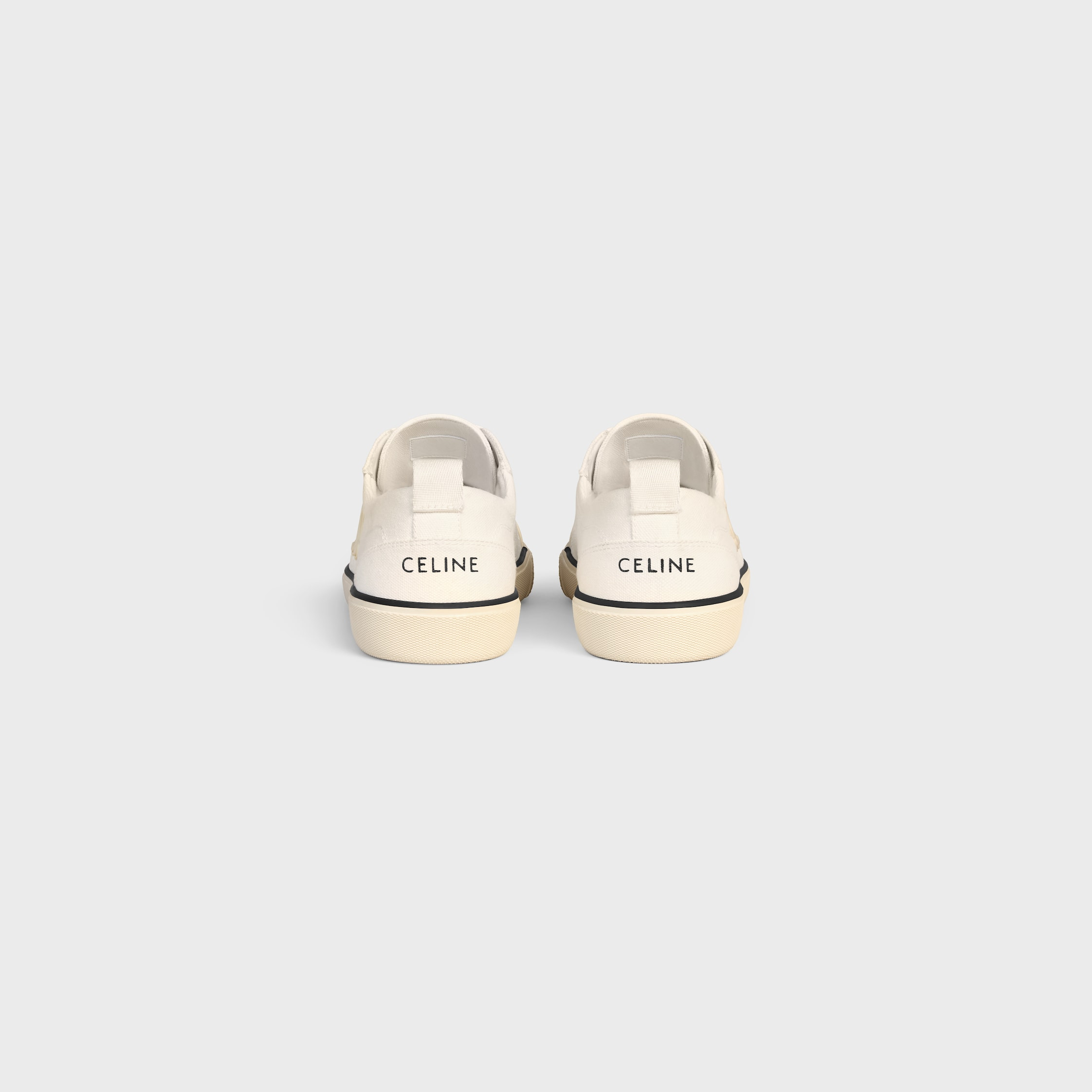 CELINE ALAN SNEAKERS WITH TRIOMPHE IN Canvas - 3