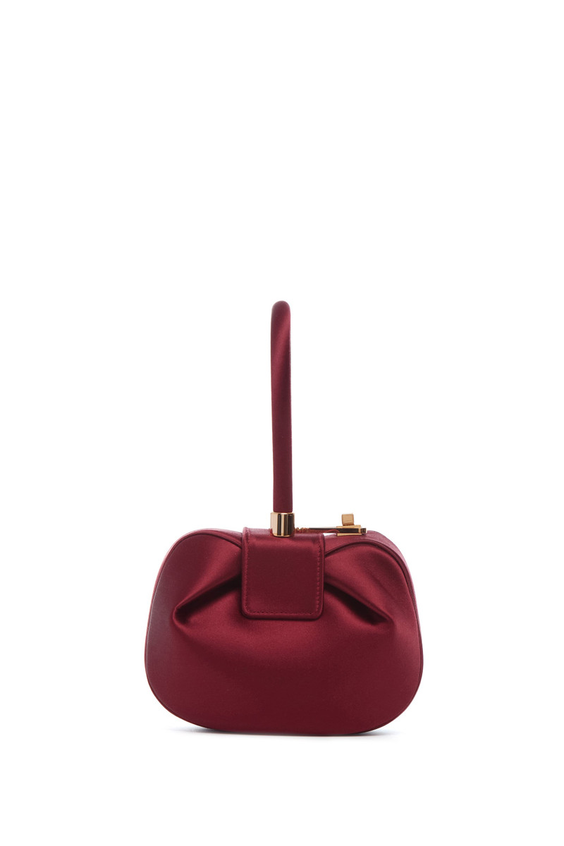 GABRIELA HEARST Demi Bag in Ruby Satin outlook