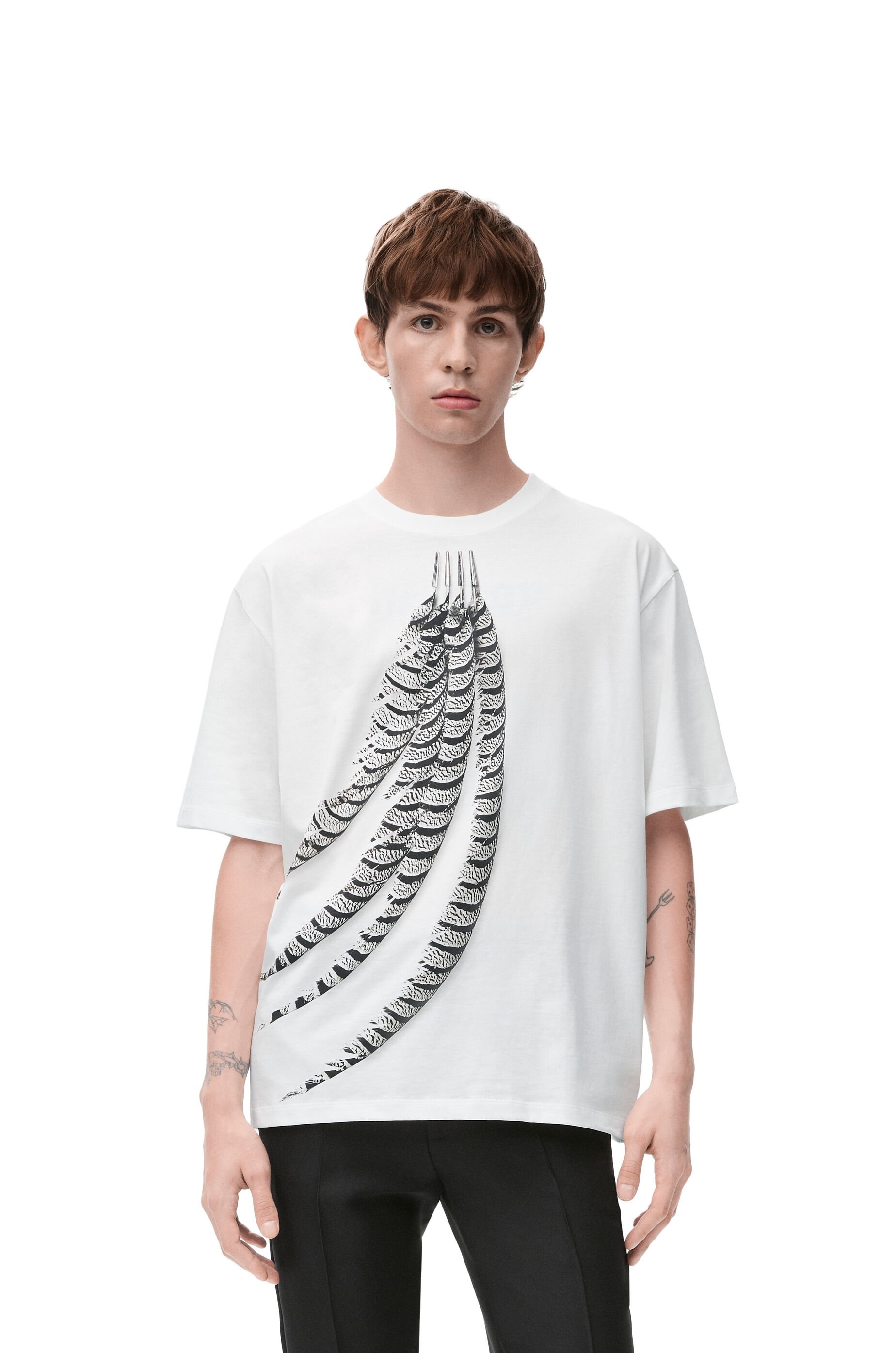 Loose fit T-shirt in cotton - 3