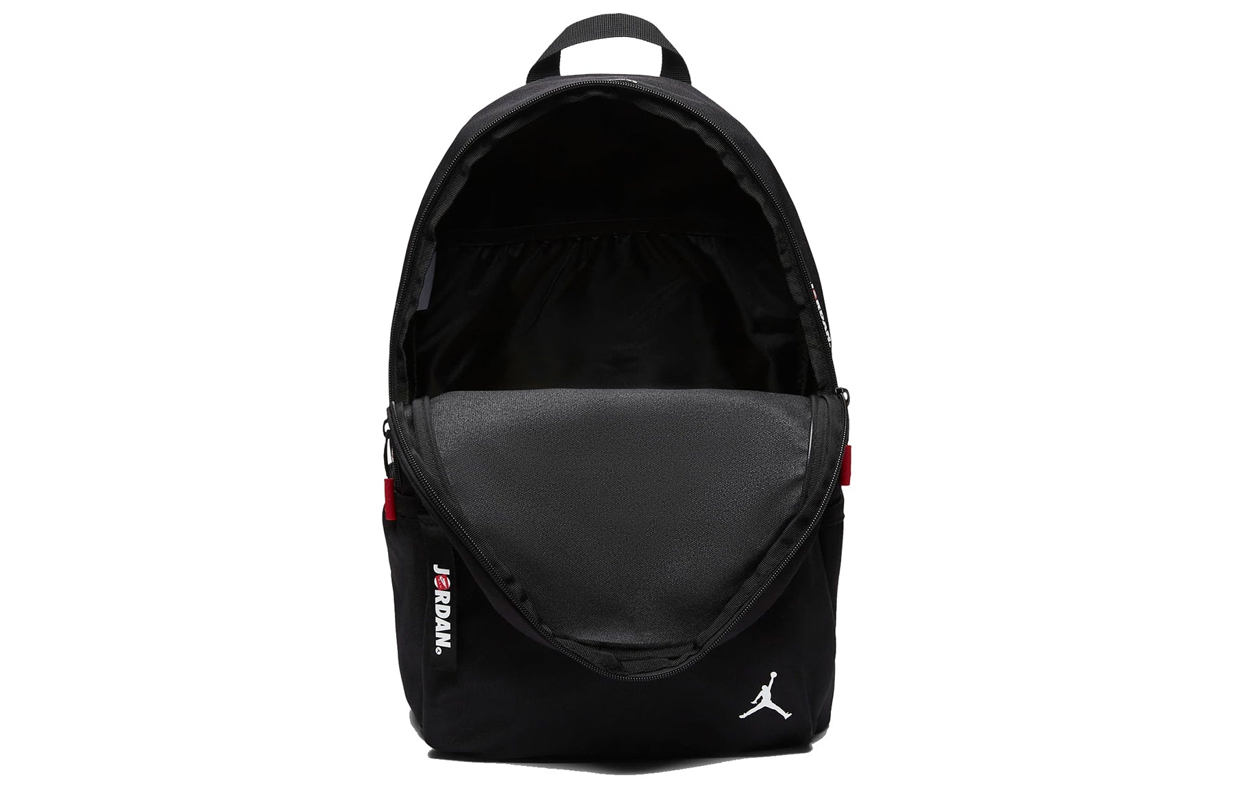 Air Jordan Decorative Zipper School Backpack Unisex Black DJ5684-010 - 4