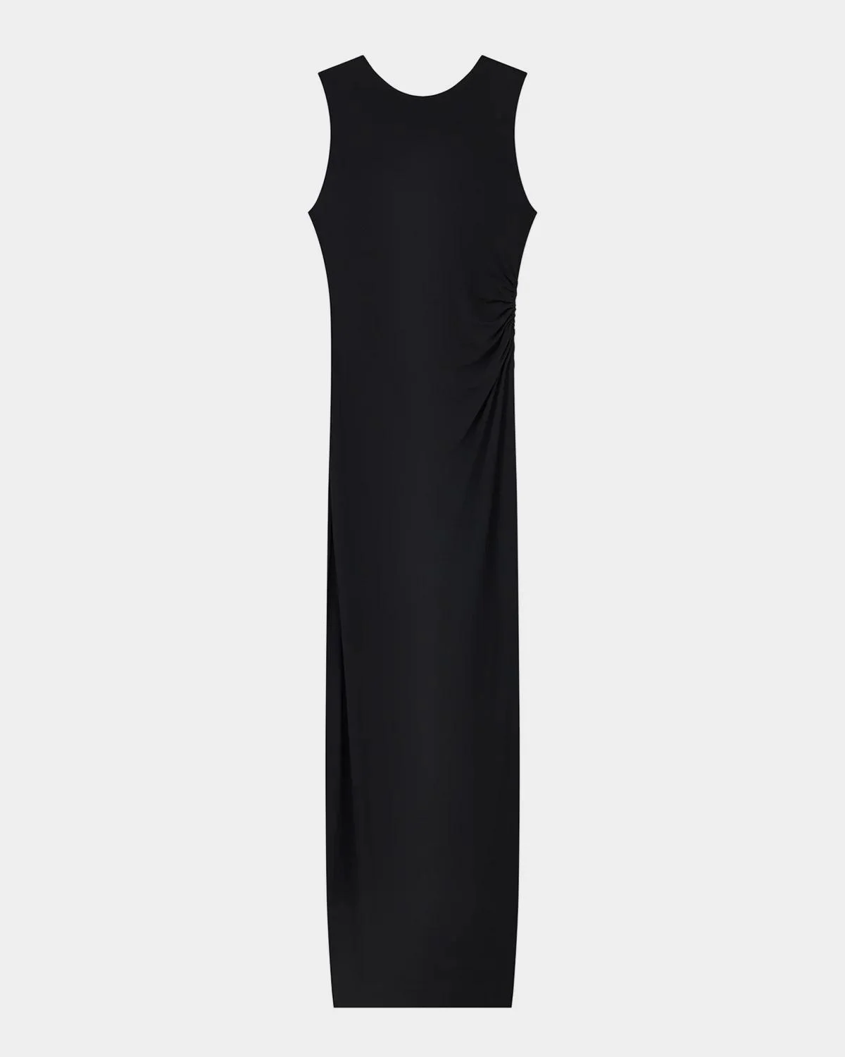 Sleeveless Jersey Column Maxi Dress - 1