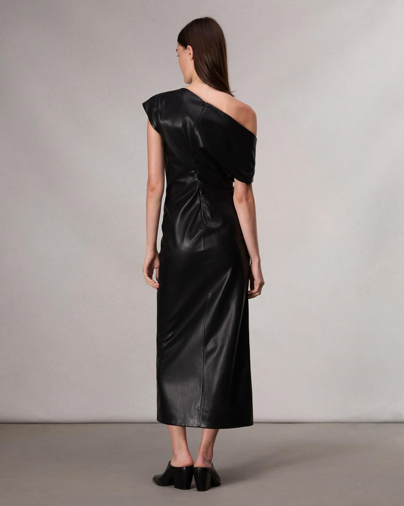 Eleanor Faux Leather Dress 5