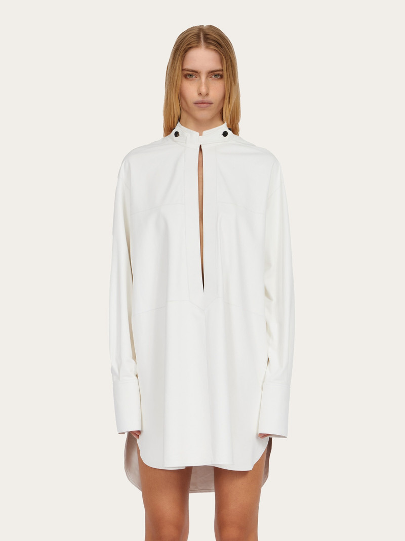 FERRAGAMO Kaftan with frog fasten collar outlook