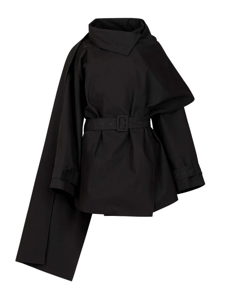MINI SCARFCOAT BLACK 1
