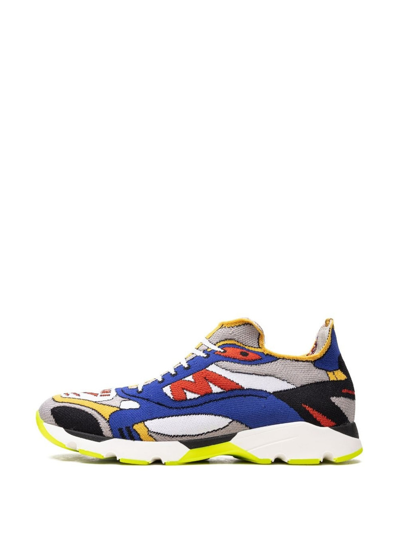 trompe l'oeil-print sneakers 5