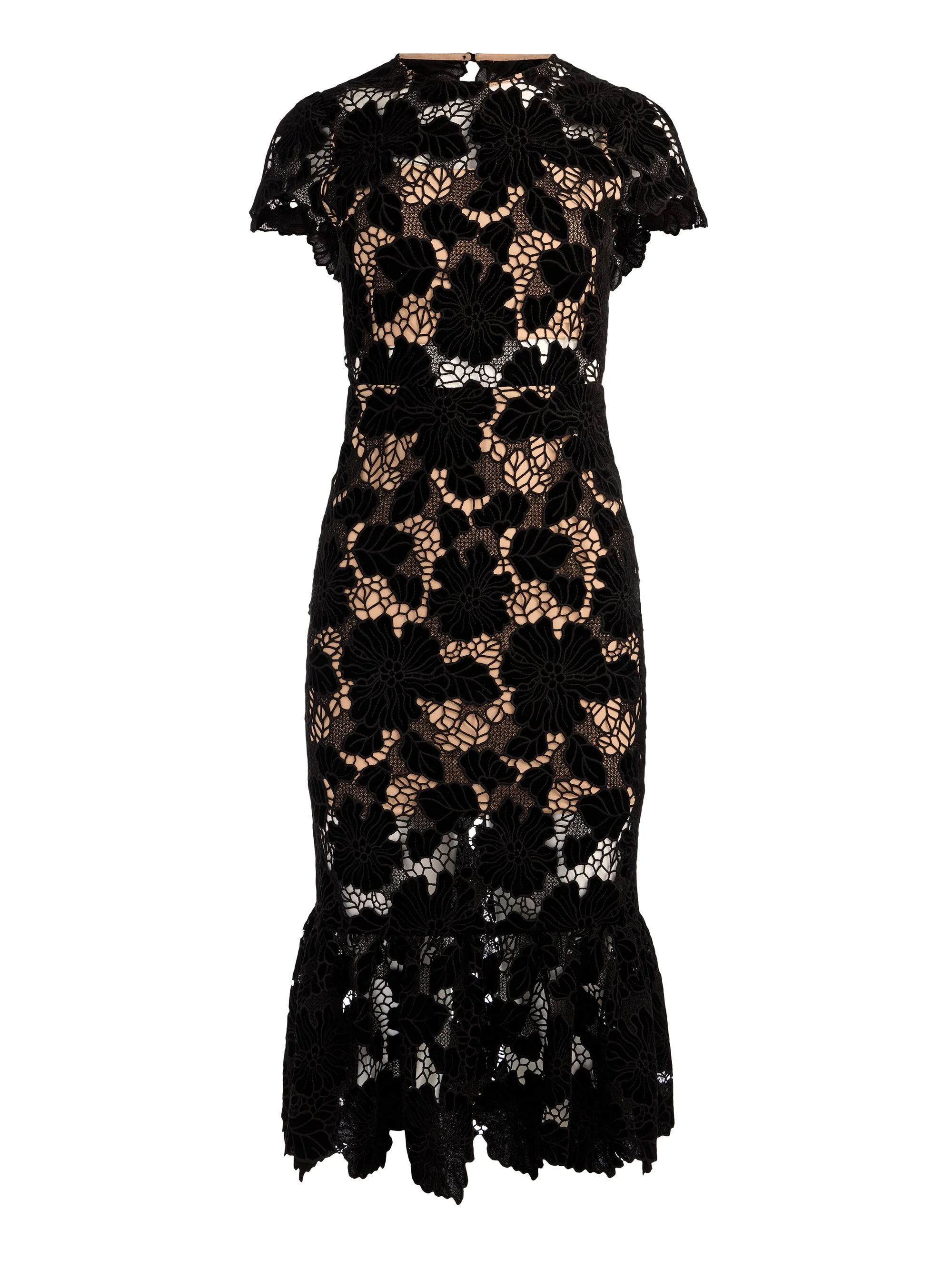 CLOVER OPEN BACK MIDI DRESS - 1