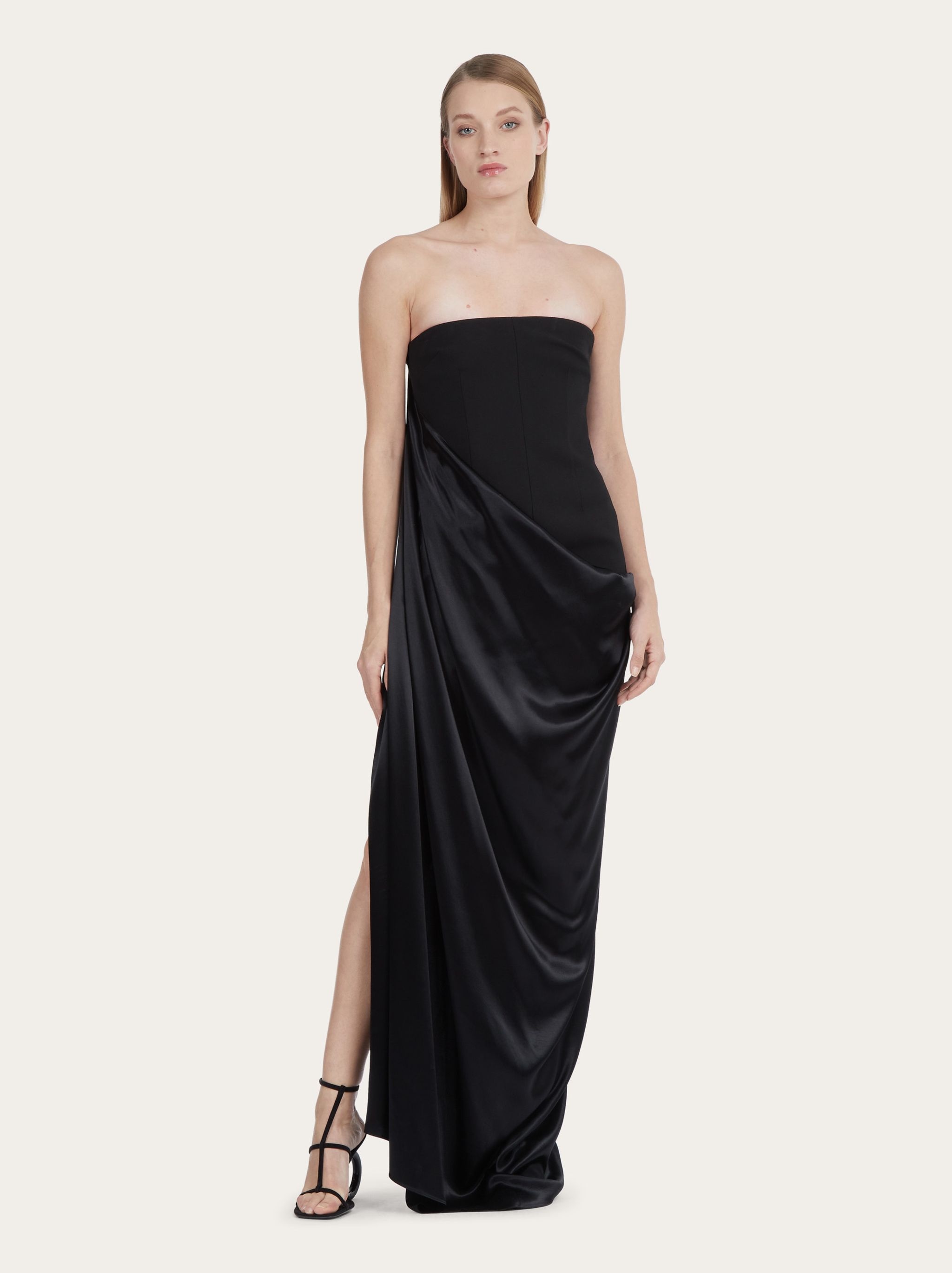Long color block dress - 5