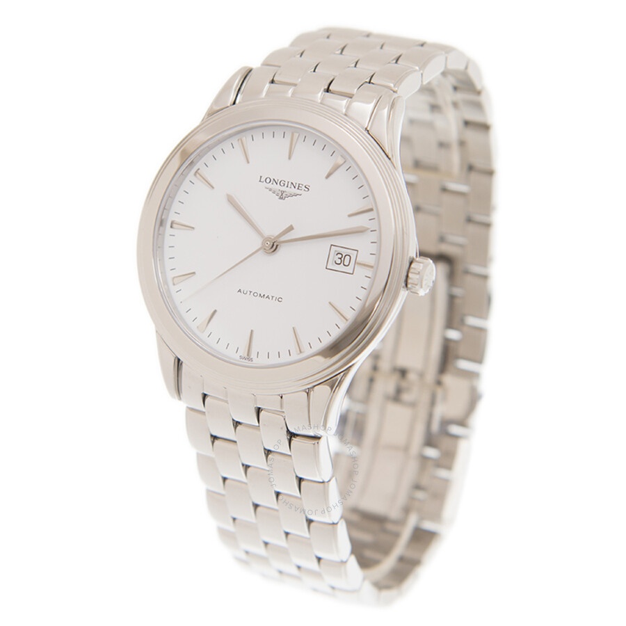 Longines Flagship Automatic White Dial Men's Watch L4.974.4.12.6 - 4