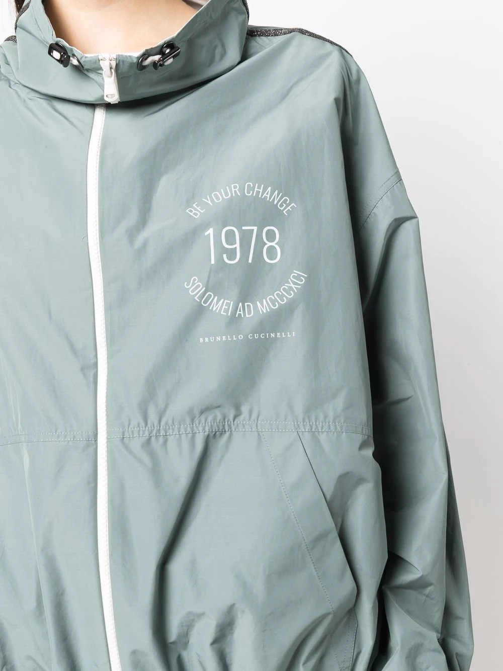 lightweight zip-up track jacket - 5