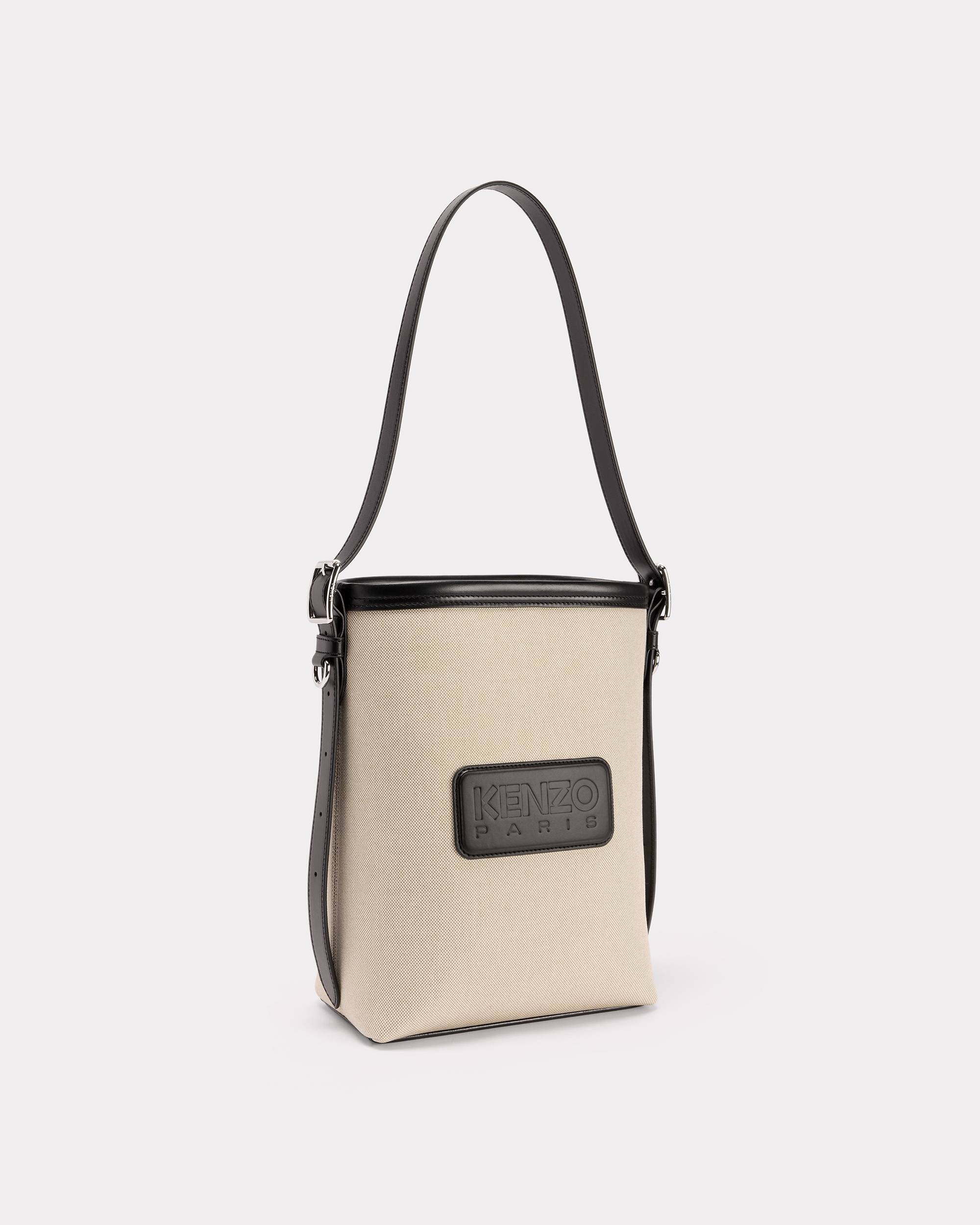 'KENZO 18' canvas and leather bucket bag - 1