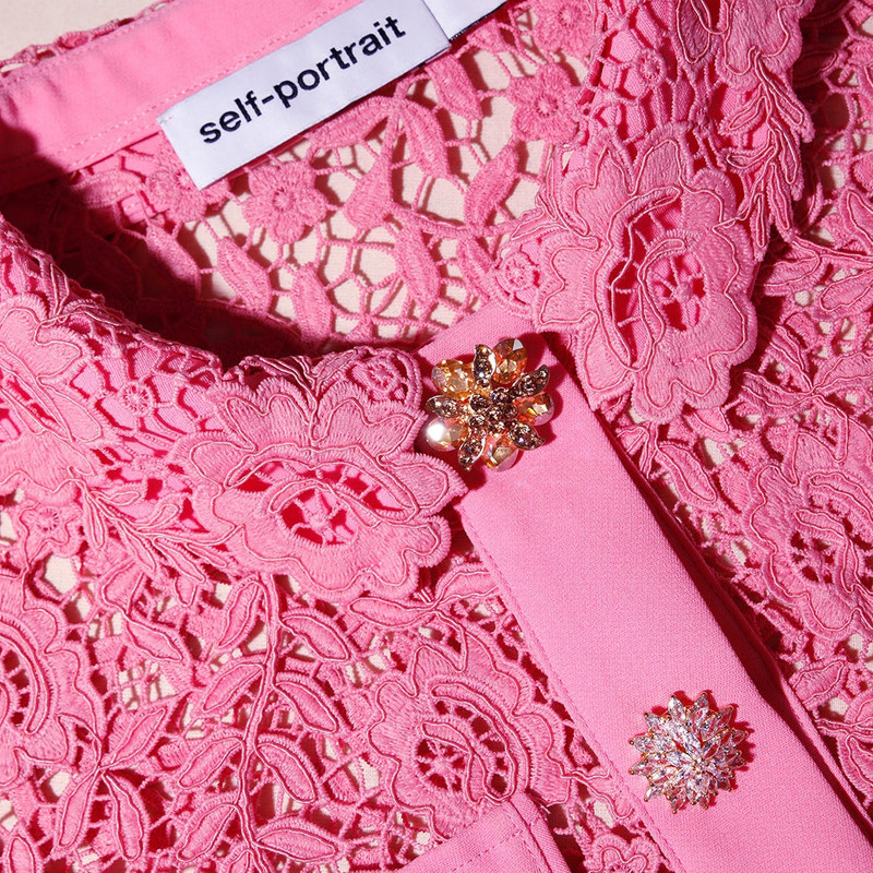 Pink Rose Lace Top 5