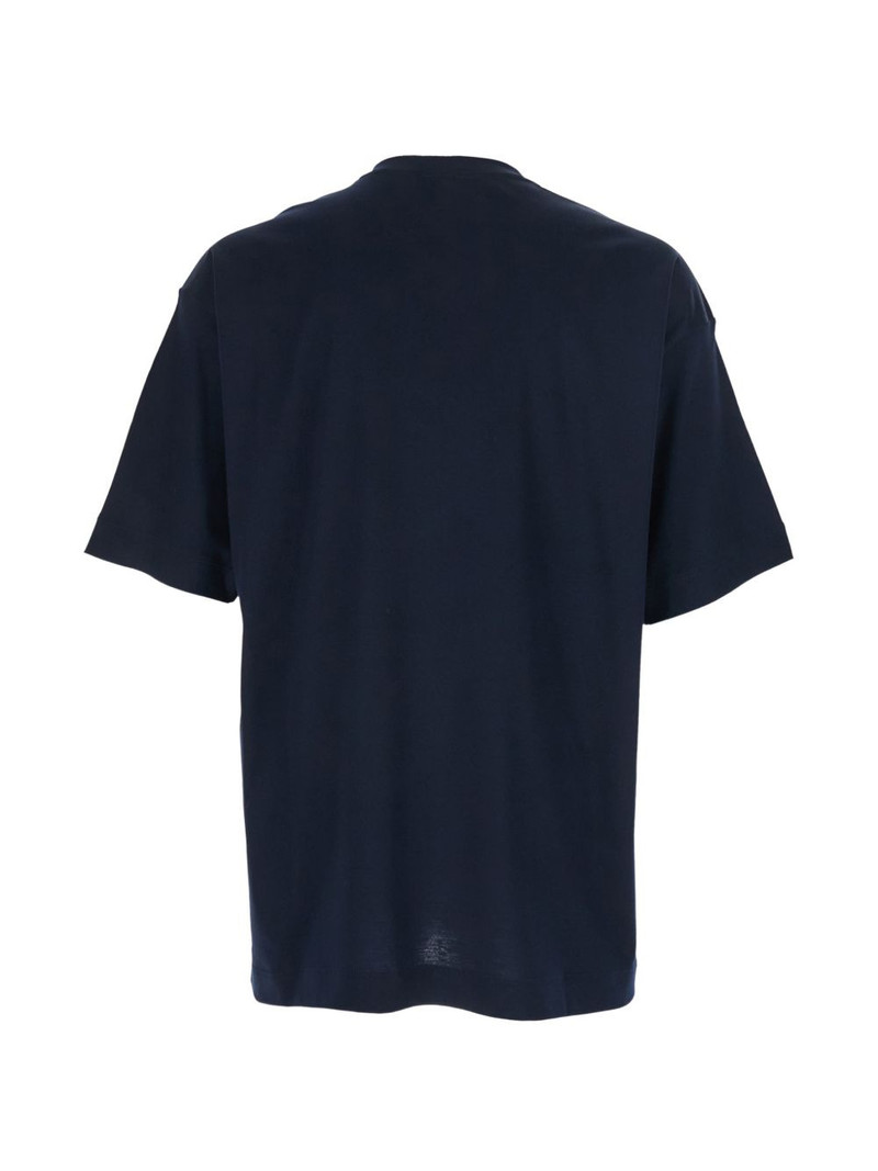 GIORGIO ARMANI logo-print cotton T-shirt outlook