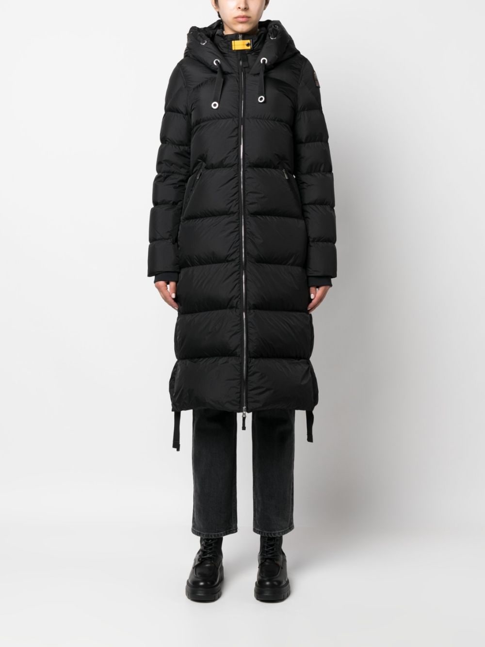 Marion logo-patch padded coat - 2
