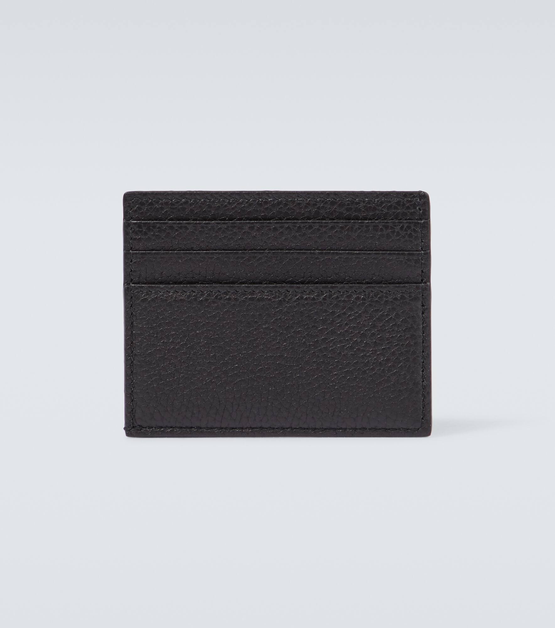 Logo leather card holder - 2