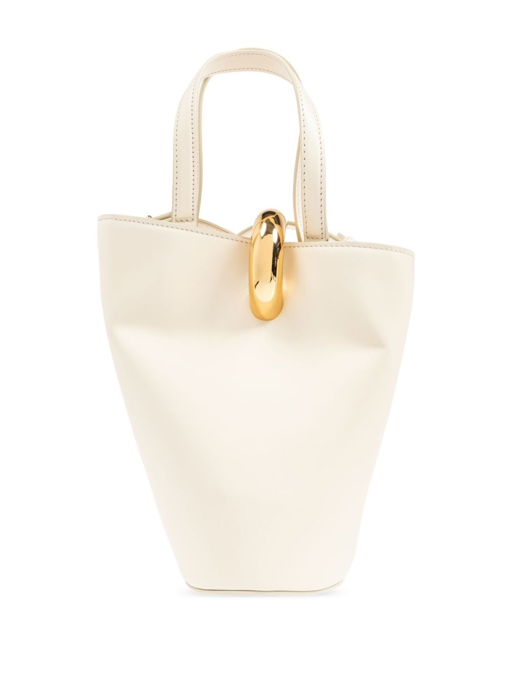 Le Petit Bambola Shopper Bag - Jacquemus - Leather - White - 3