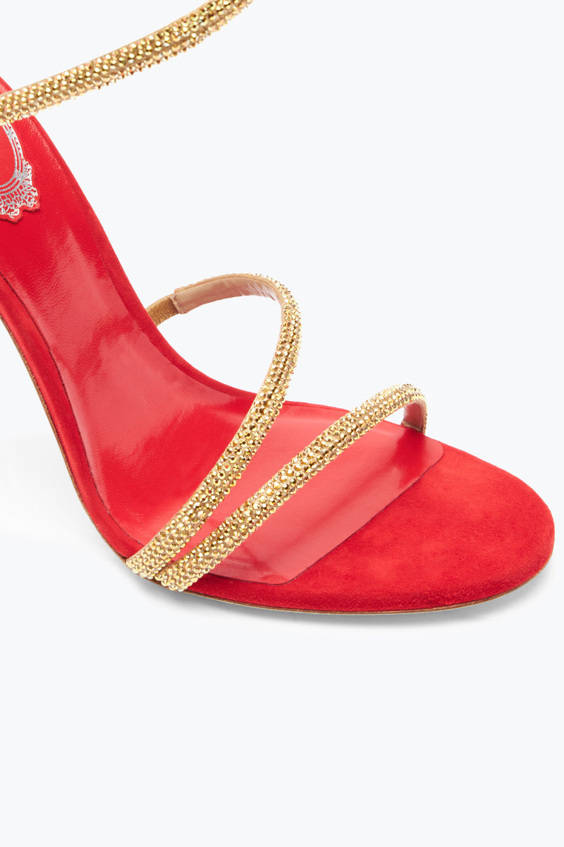 Margot Red Jewel Sandal 105 4