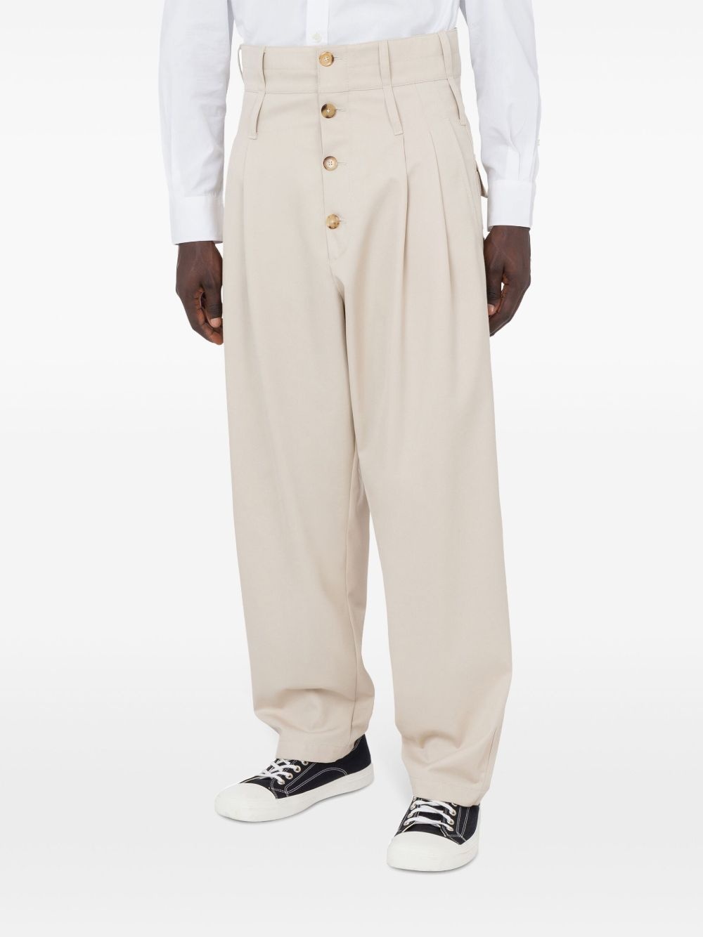 double-waistband trousers - 2