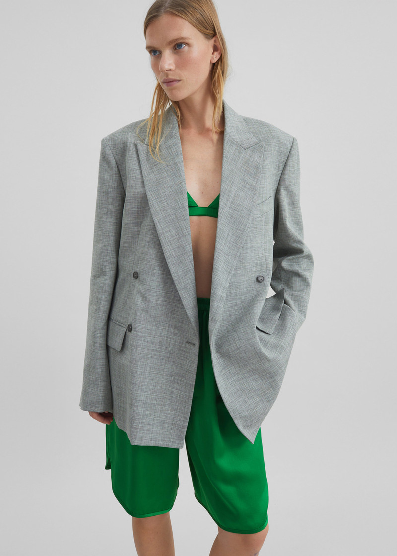 Nelis Silk Bermuda Shorts - Kelly Green 9