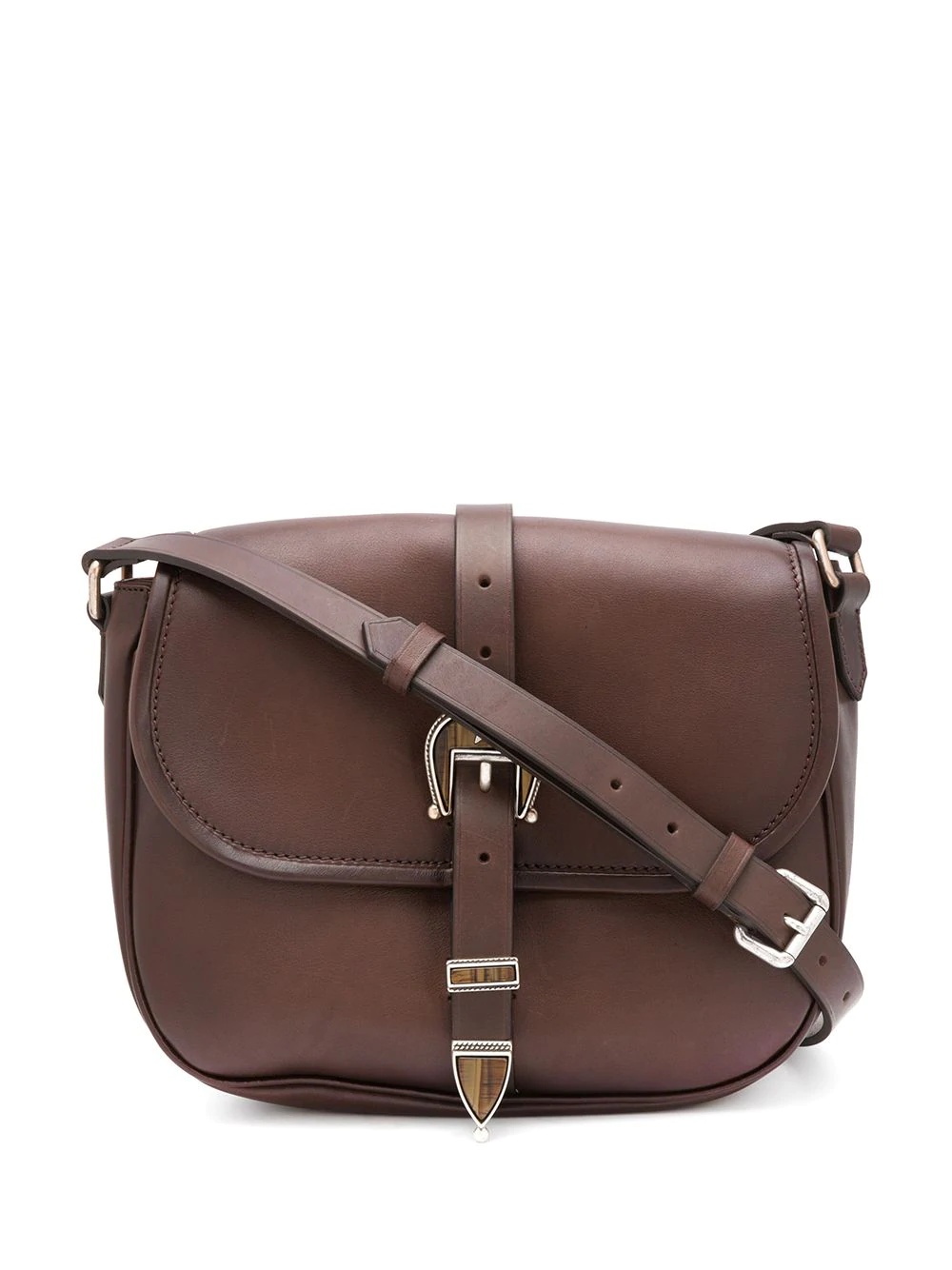 buckle-detail cross-body bag - 1