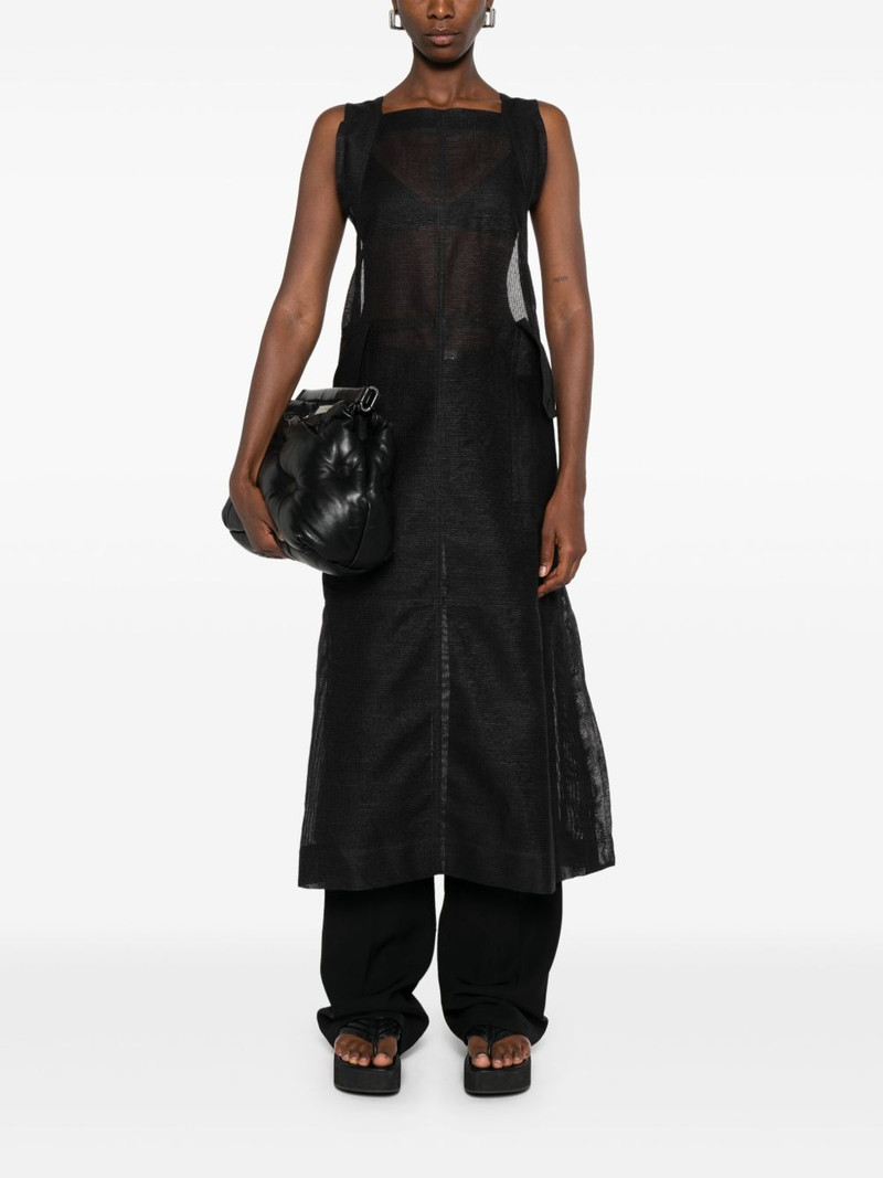 ISSEY MIYAKE sleeveless midi dress outlook