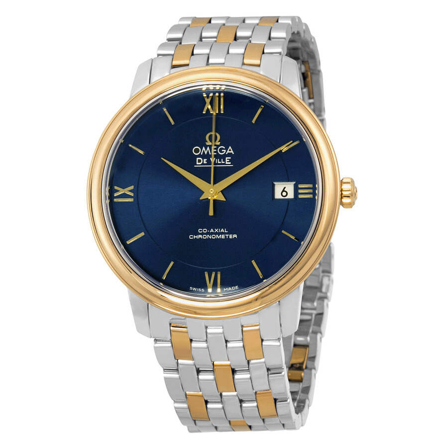 Omega De Ville Prestige Co-Axial Blue Dial Men's Watch 424.20.37.20.03.001 - 2