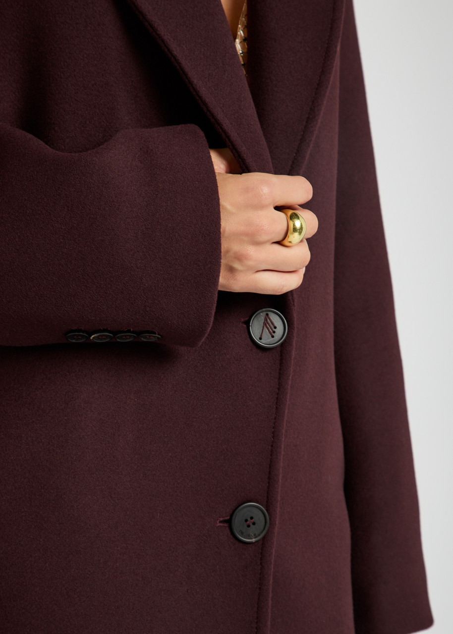 The Attico Belted Wool-blend Coat - 5