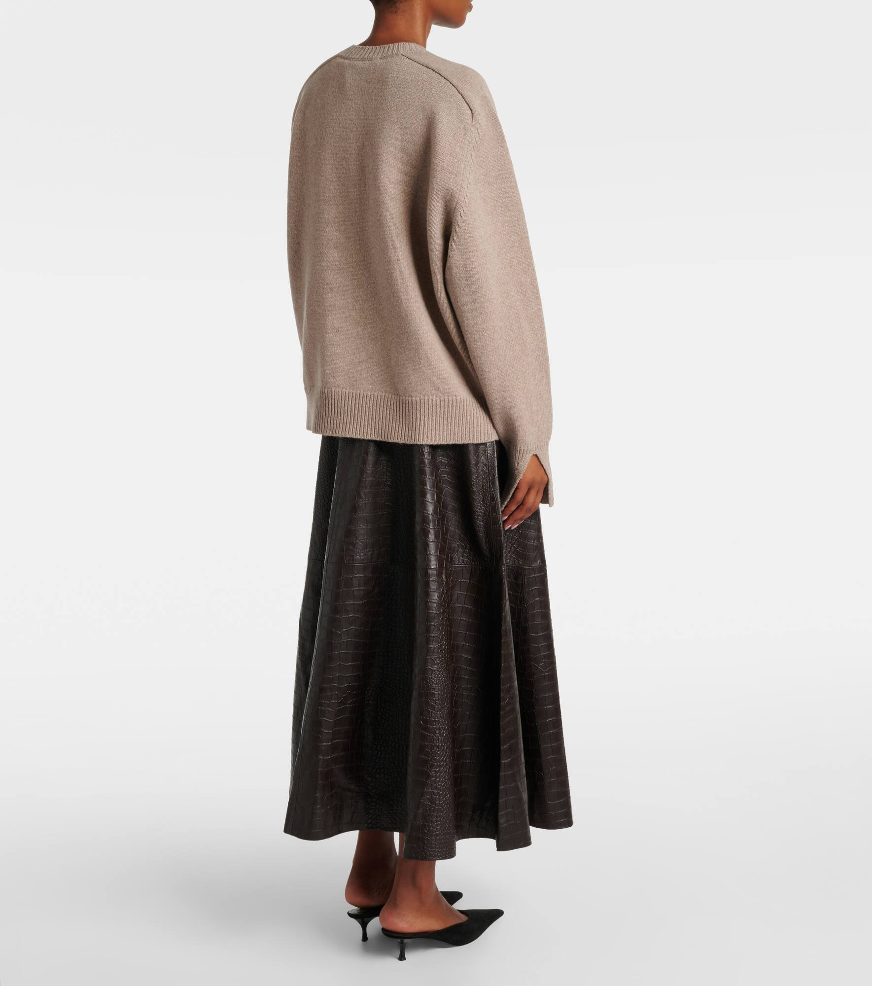 Wool and cashmere sweater - 3