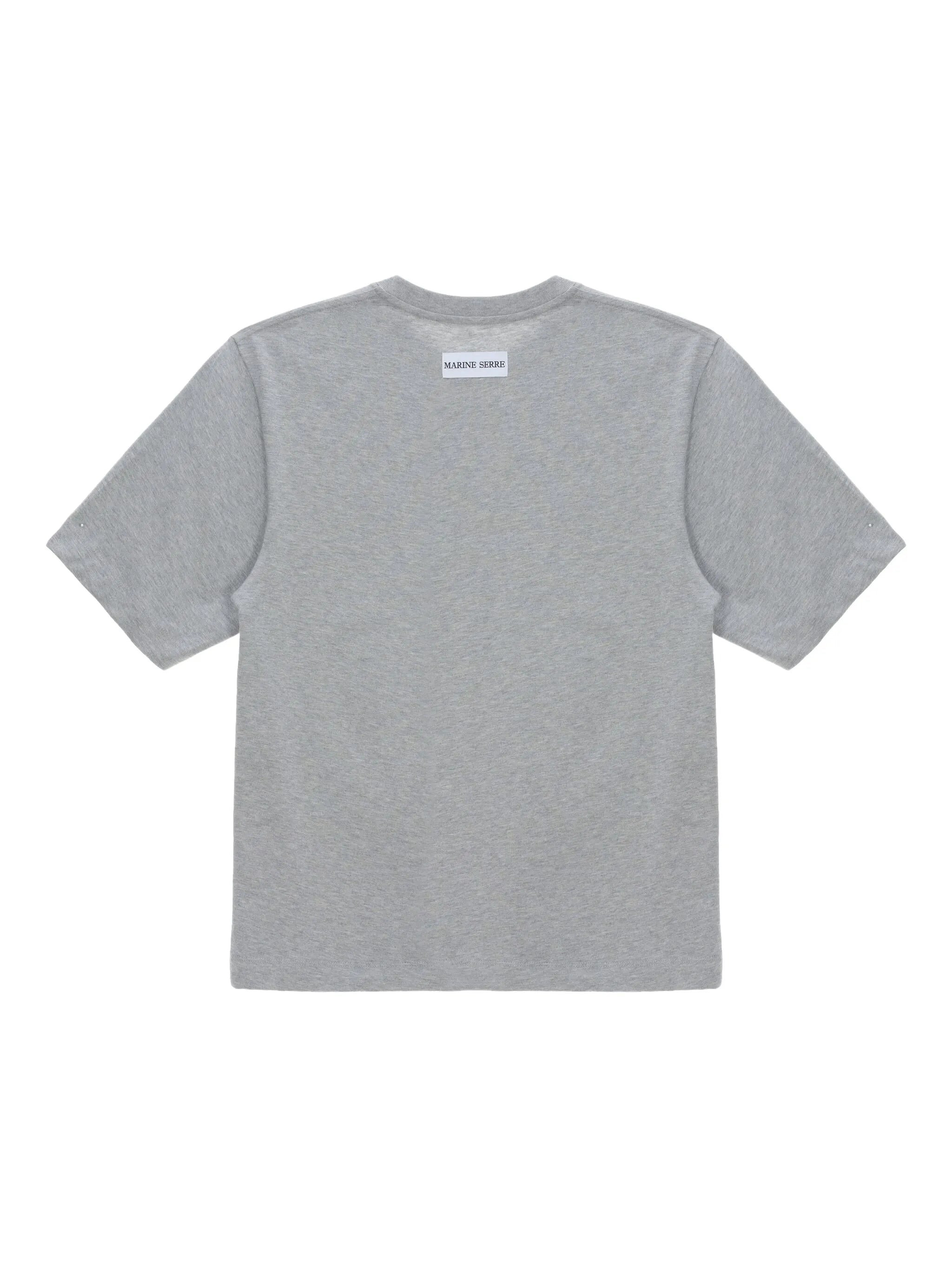 Marine Serre Moon-logo Cotton T-shirt - 5