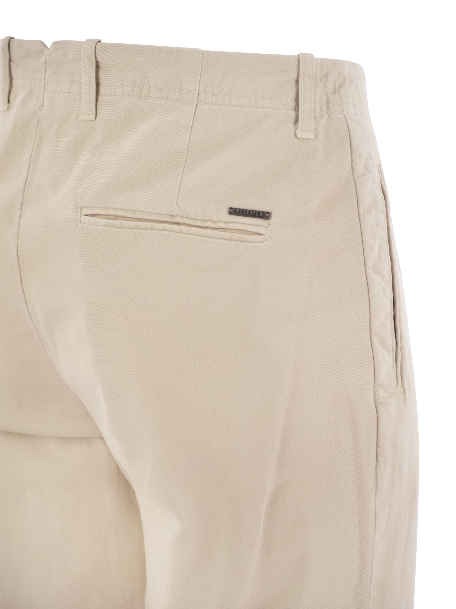 Peserico - Peserico Men Cotton Trousers With Darts - 4