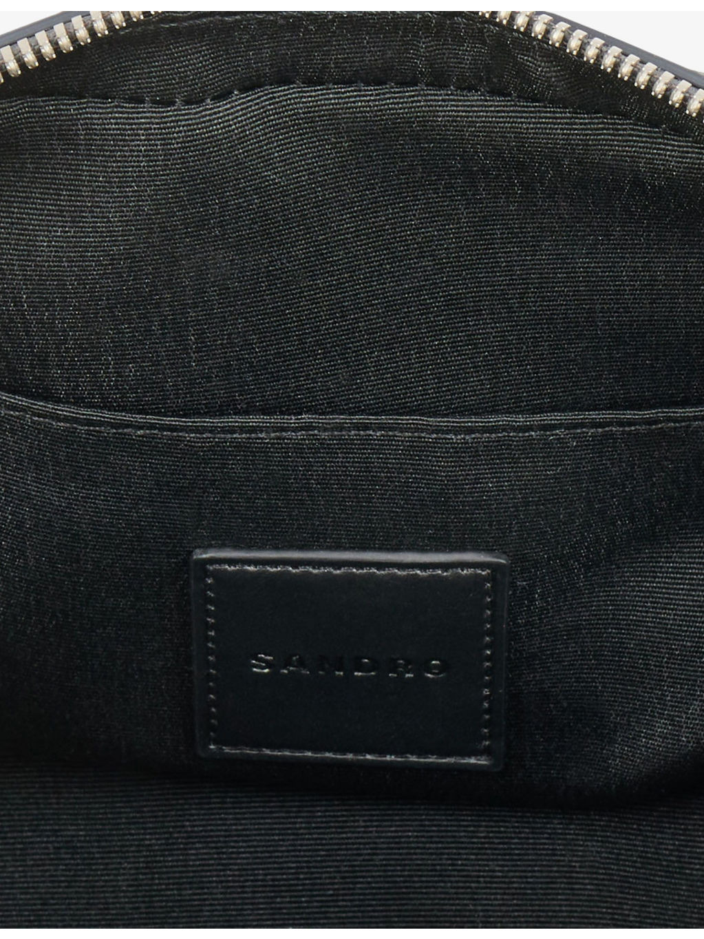Logo-Embossed Small Leather Bag - 4