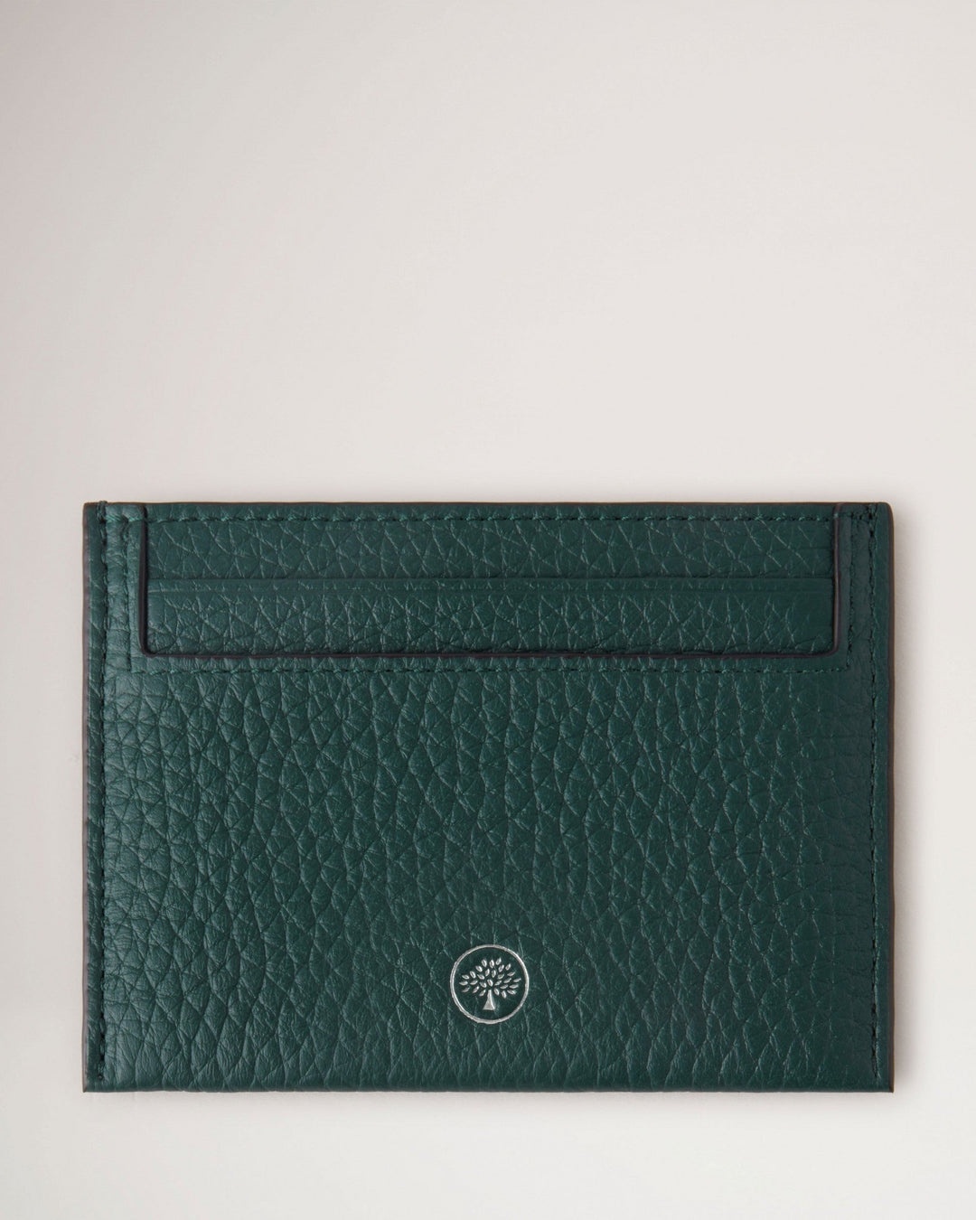 Credit Card Slip Mulberry Green Heavy Grain - 2