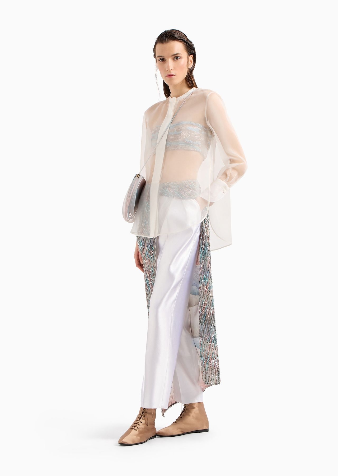 Silk-organza shirt - 4