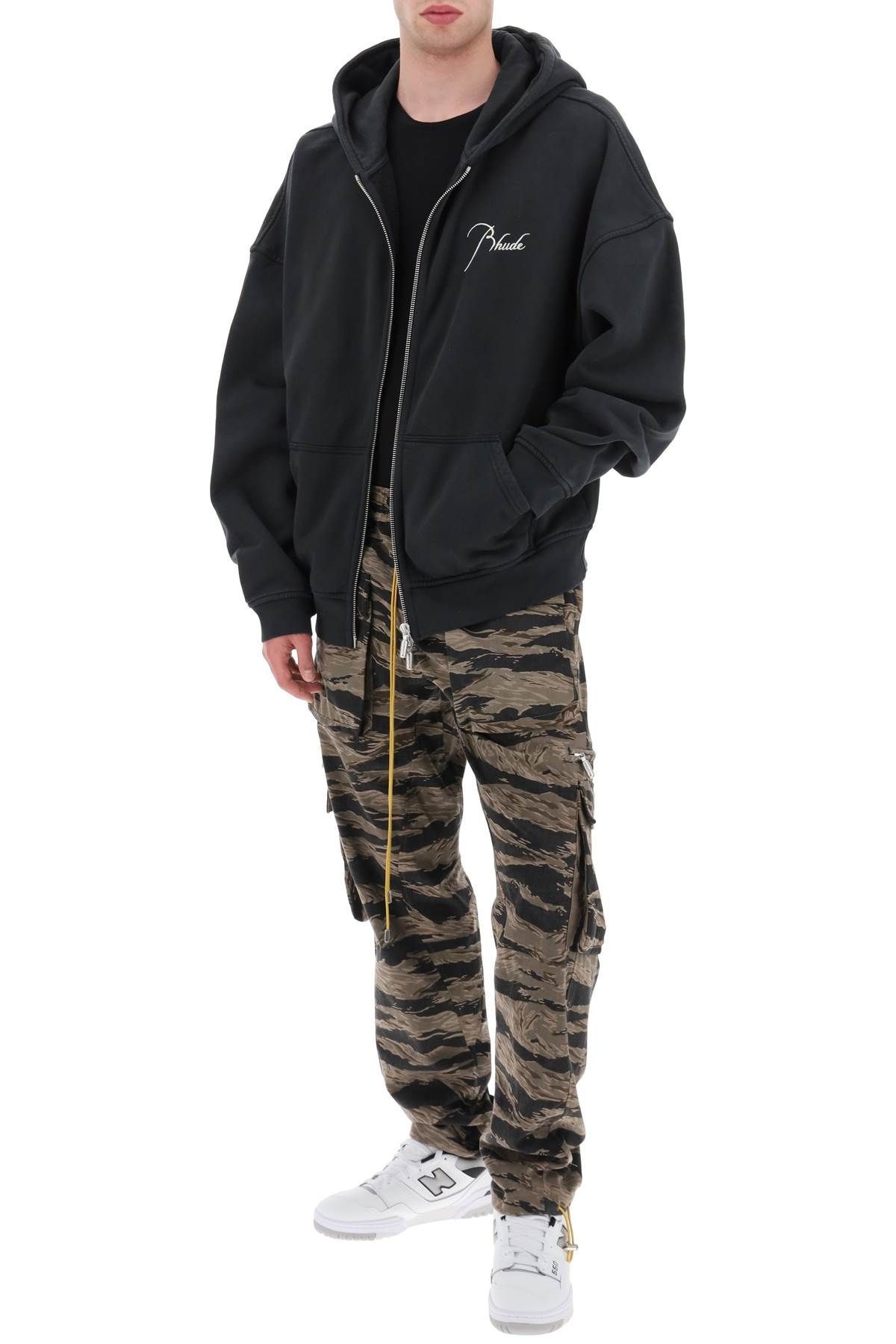 CARGO PANTS WITH 'TIGER CAMO' MOTIF ALL-OVER - 2