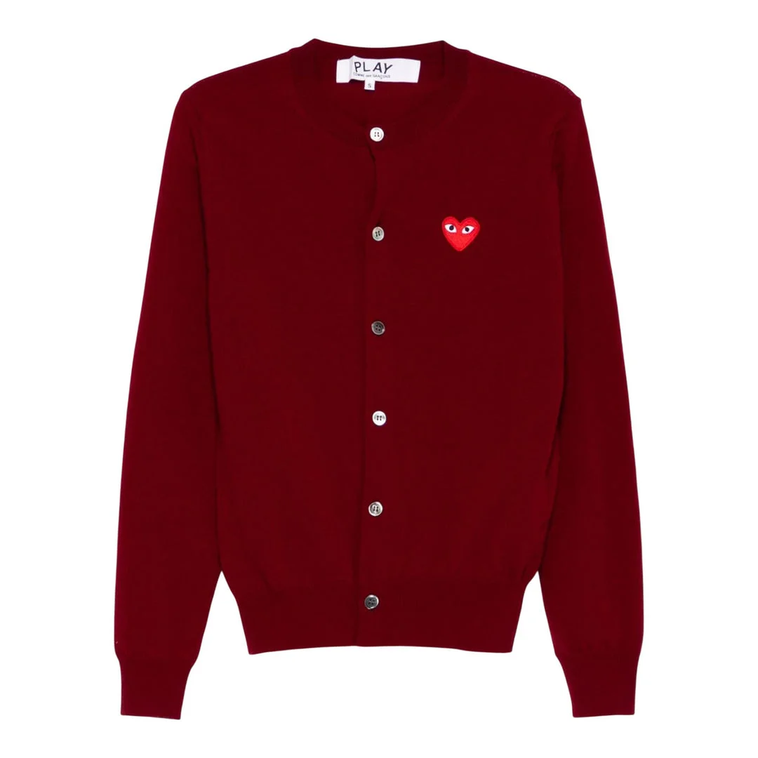 Red Emblem Cardigan Unisex - 1