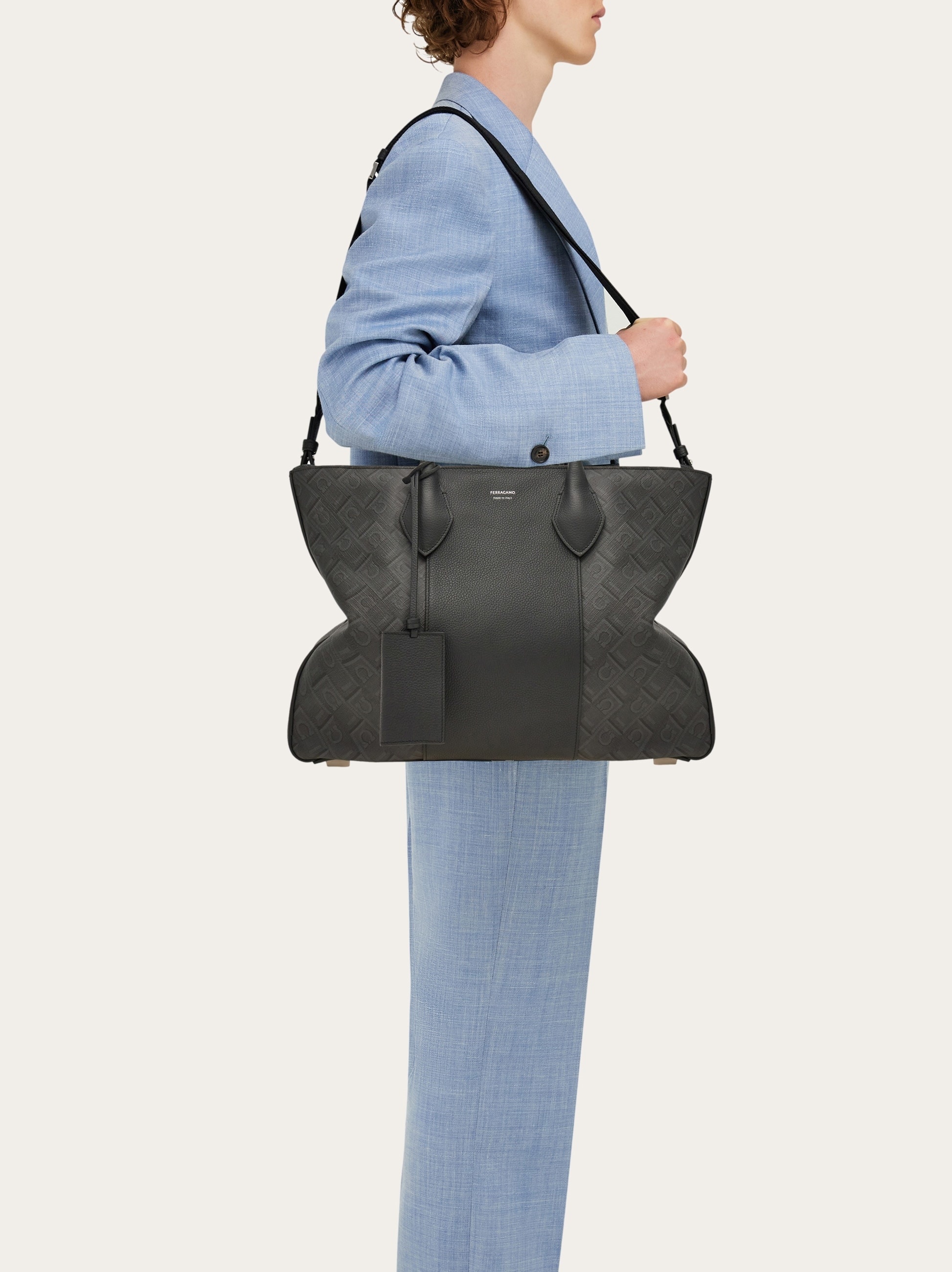 Bicolor tote bag (L) - 3