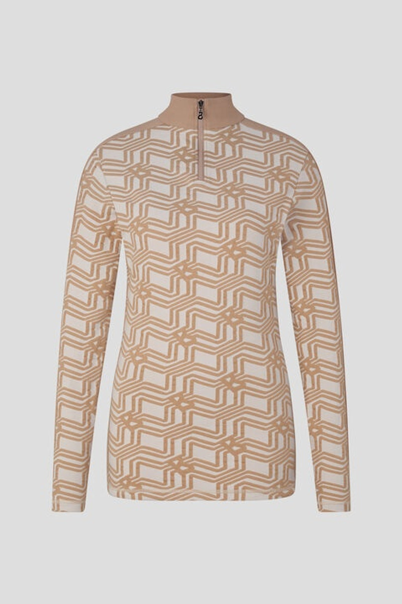 Jule First layer in Camel/Off-white 1