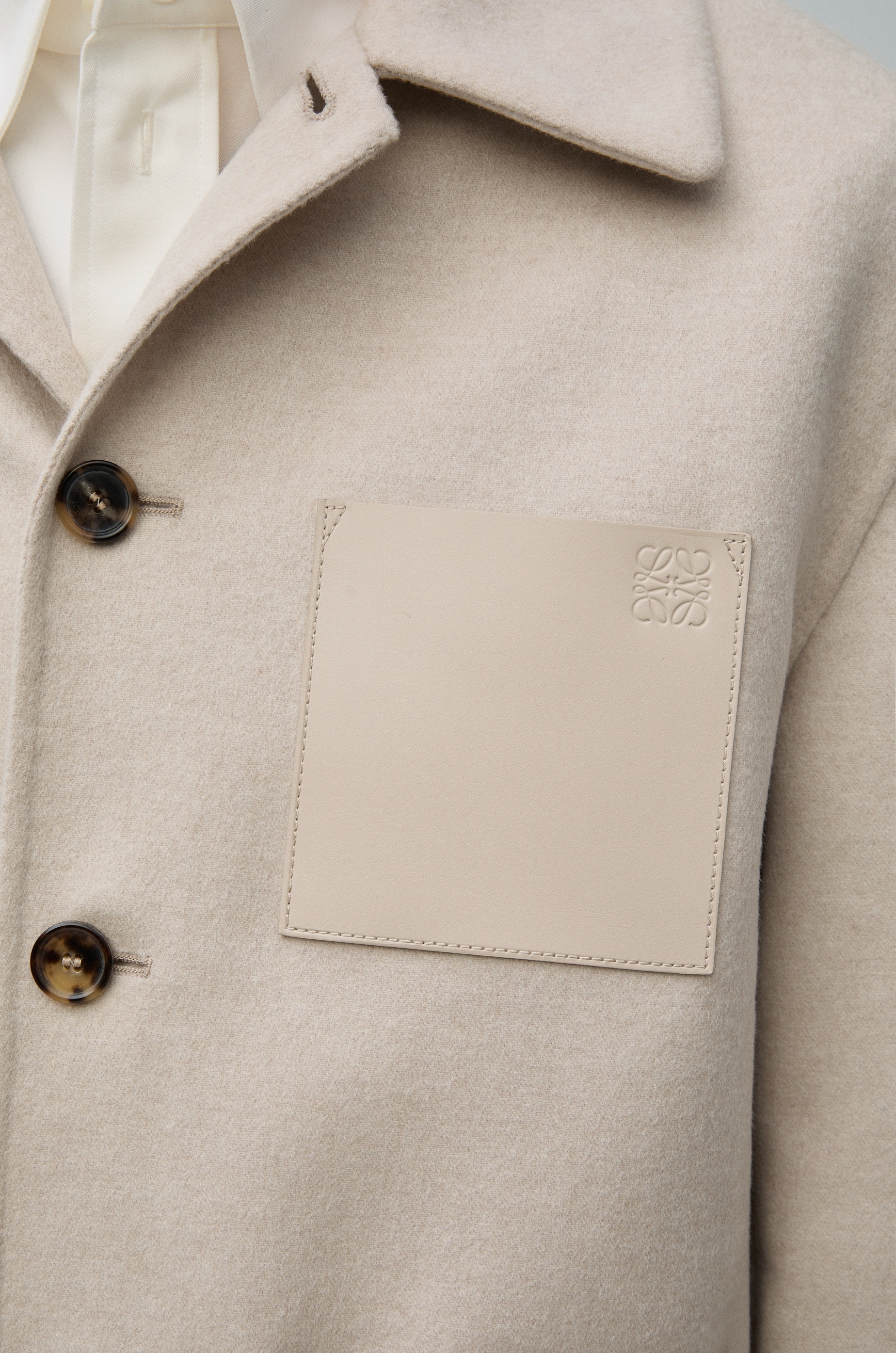 Workwear jacket in wool and cashmere - 5