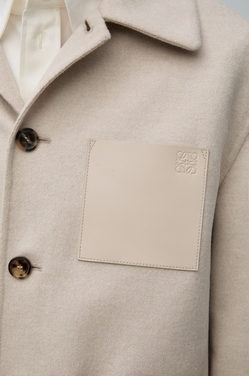 Workwear jacket in wool and cashmere 5