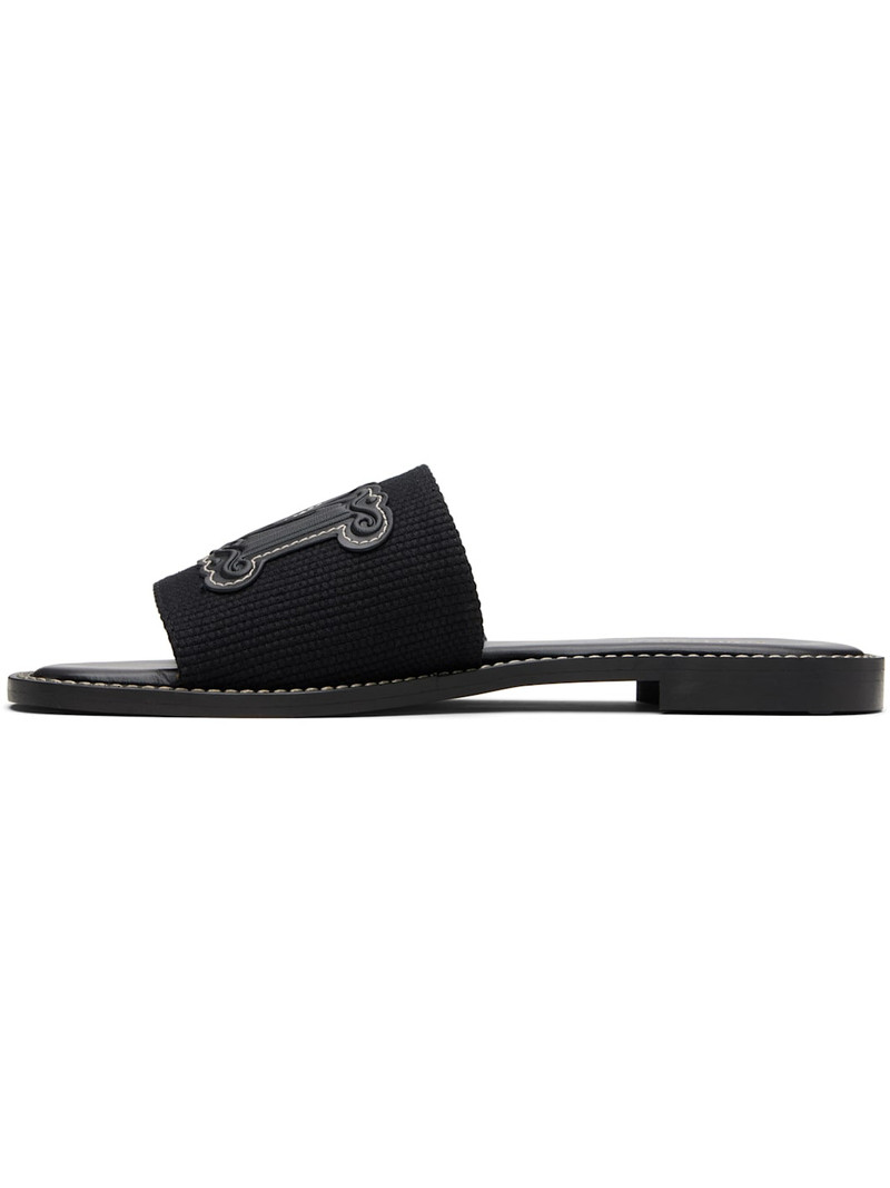 Max Mara Black Gene Sandals outlook