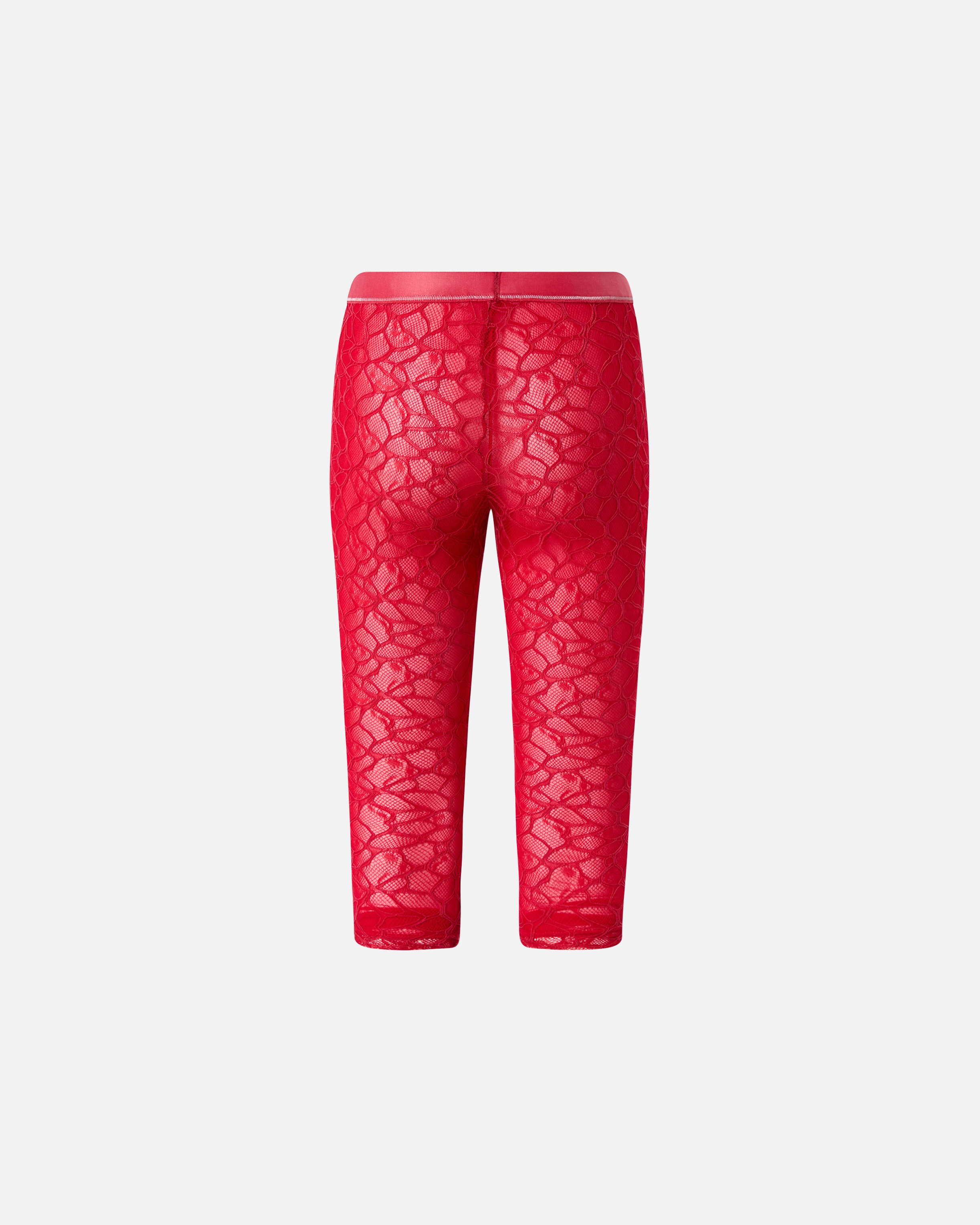 KNEE-HIGH LEGGINGS IN STRETCH LACE - 6
