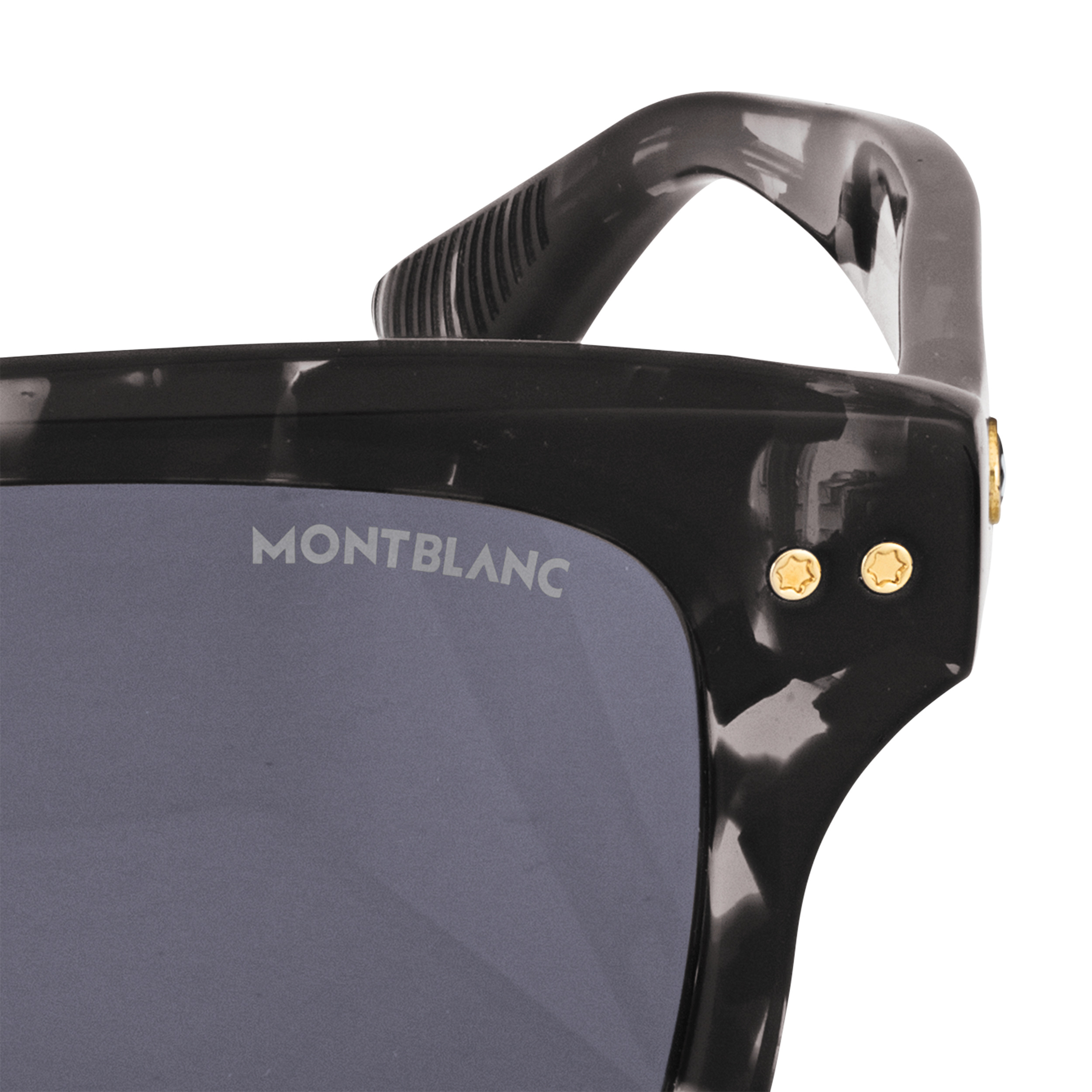 Rectangular Sunglasses with Black-Colored Acetate Frame - 3