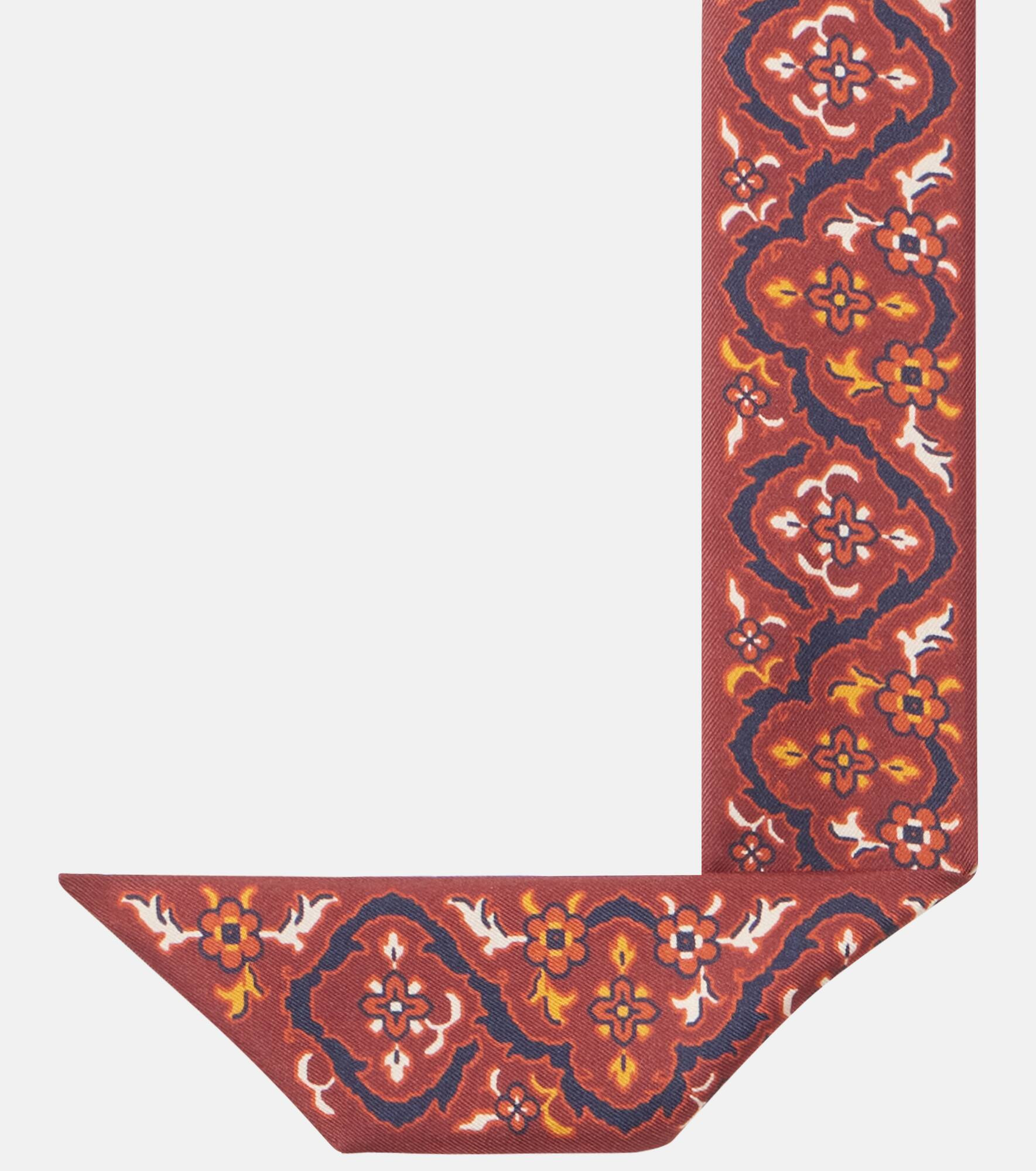 Printed silk scarf - 5