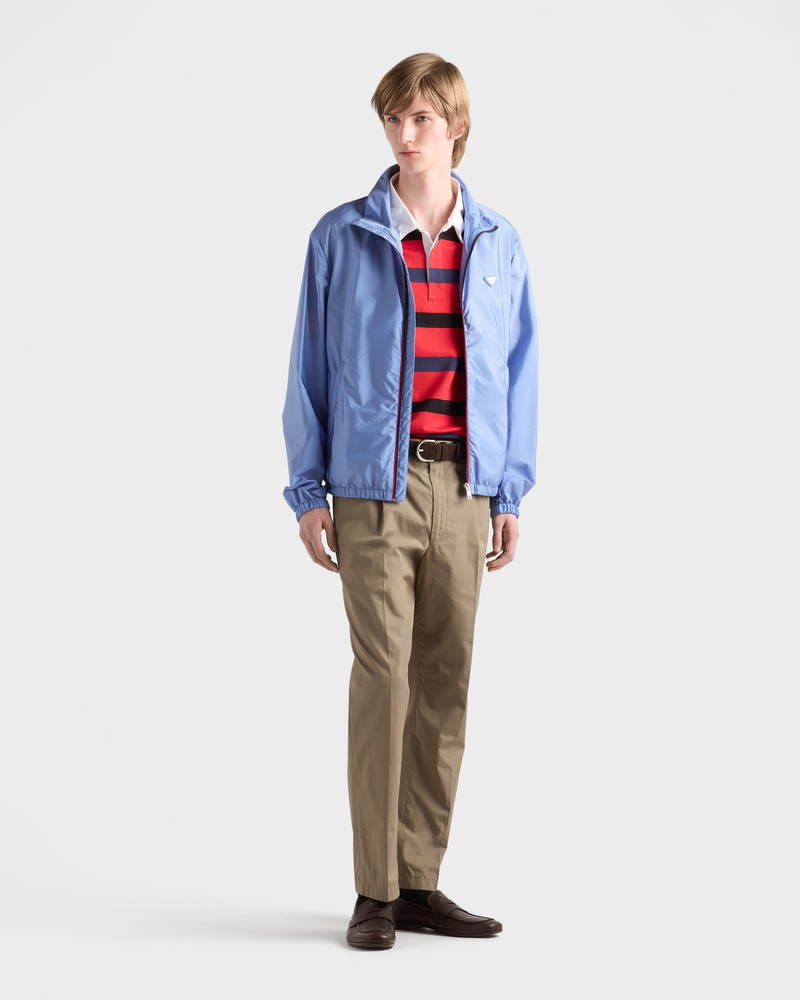 Prada Short-sleeved cotton polo shirt outlook