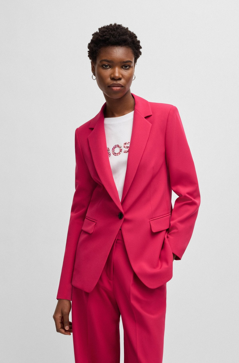 BOSS FITTED BLAZER IN STRETCH FABRIC outlook