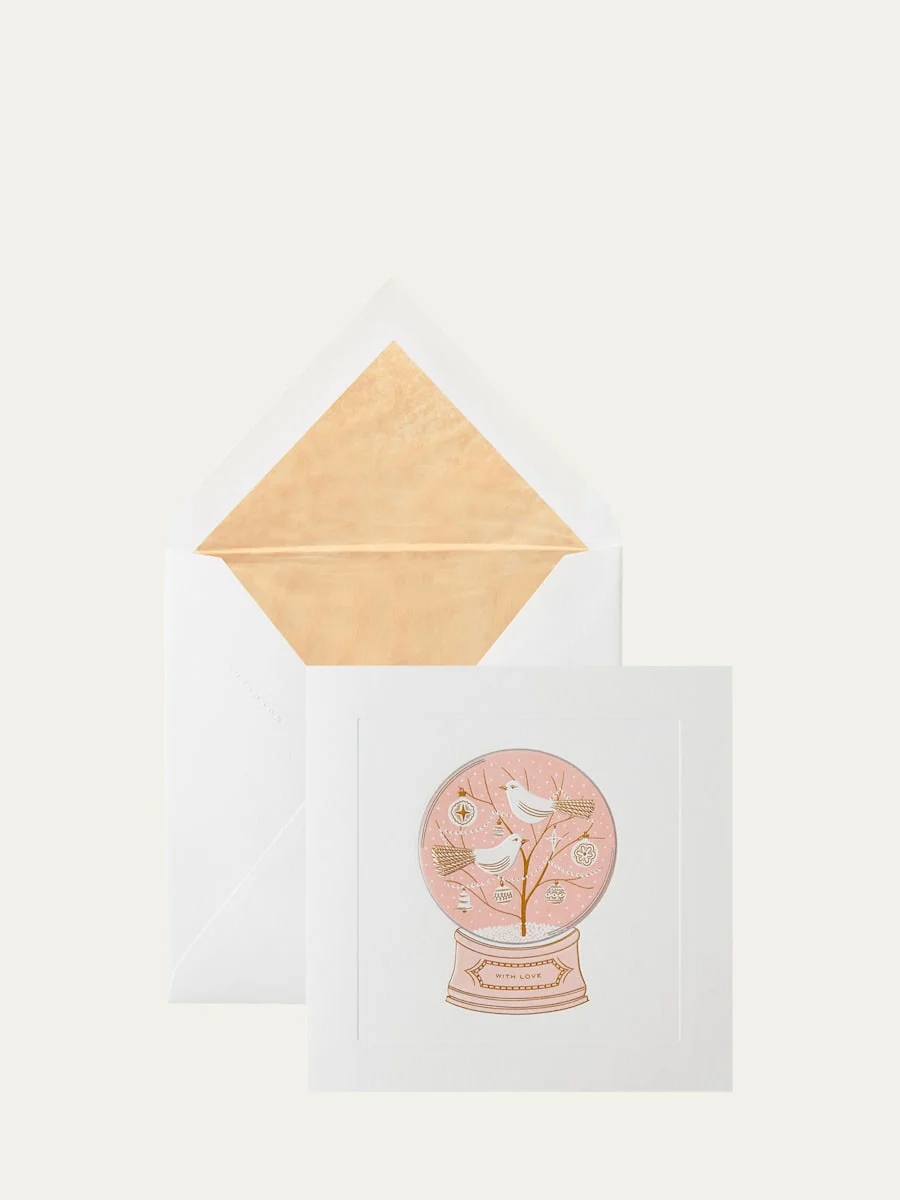 Snowglobe Cards, Set of 10 - 1